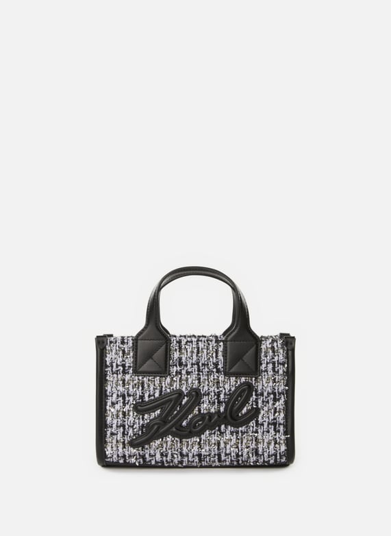 Mini tweed handbag karl lagerfeld women printemps