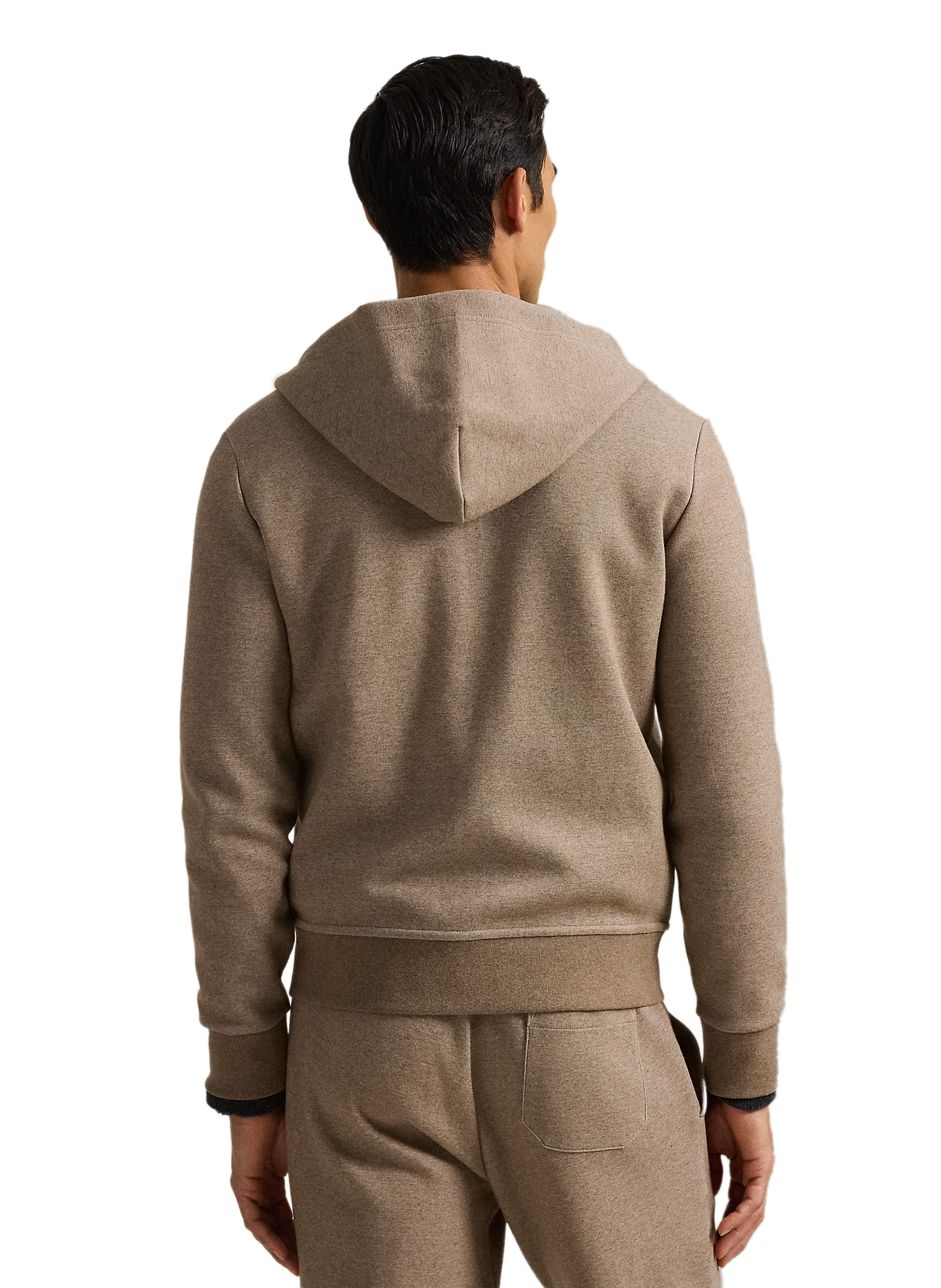 Zip-up hoodie Beige