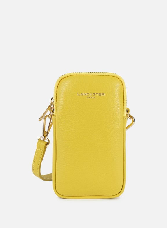 Pochette smartphone - dune Jaune by LANCASTER LANCASTER Pochette smartphone - dune Jaune
