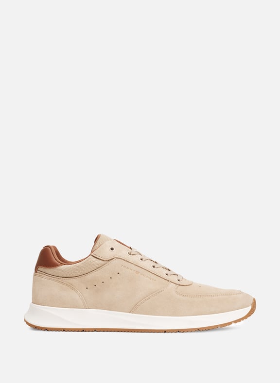 Baskets Premium Suede Hybrid Beige by TOMMY HILFIGER TOMMY HILFIGER Baskets Premium Suede Hybrid Beige