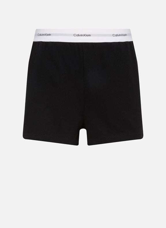 Plain cotton shorts Black by CALVIN KLEIN CALVIN KLEIN Plain cotton shorts Black
