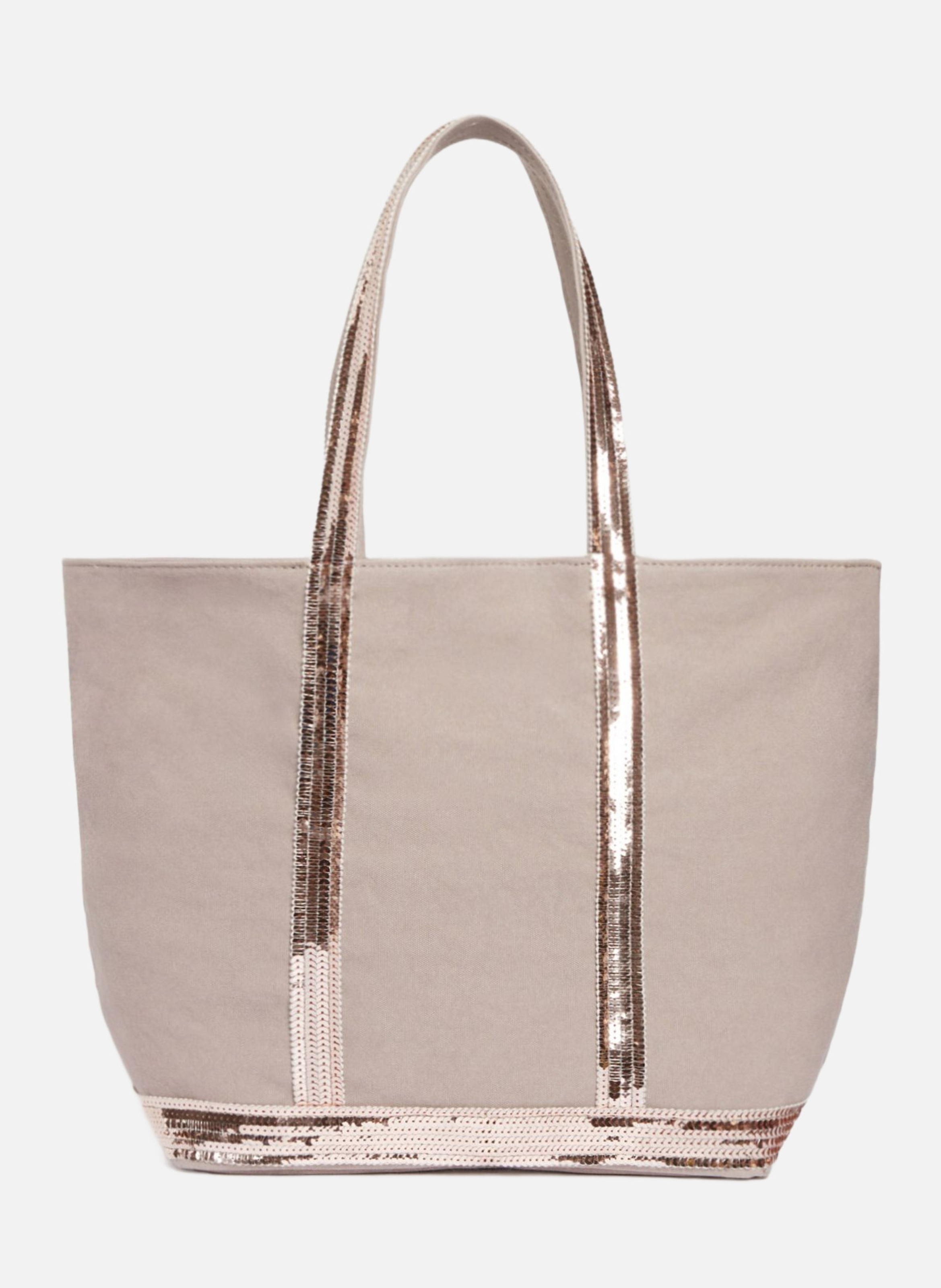 Cabas m zippé en toile VANESSA BRUNO Rose