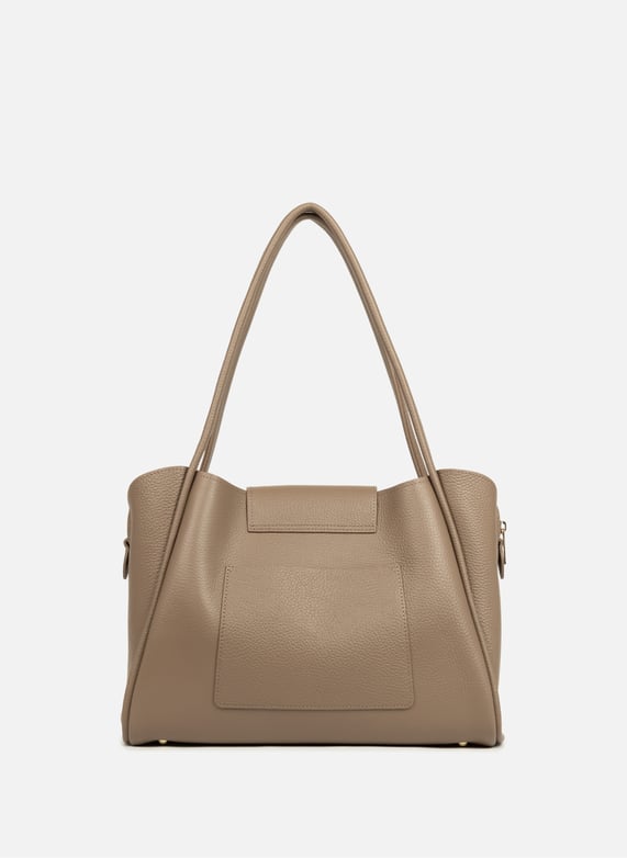 Sac cabas épaule - ida double | Marron by LANCASTER Sac cabas épaule - ida double Marron