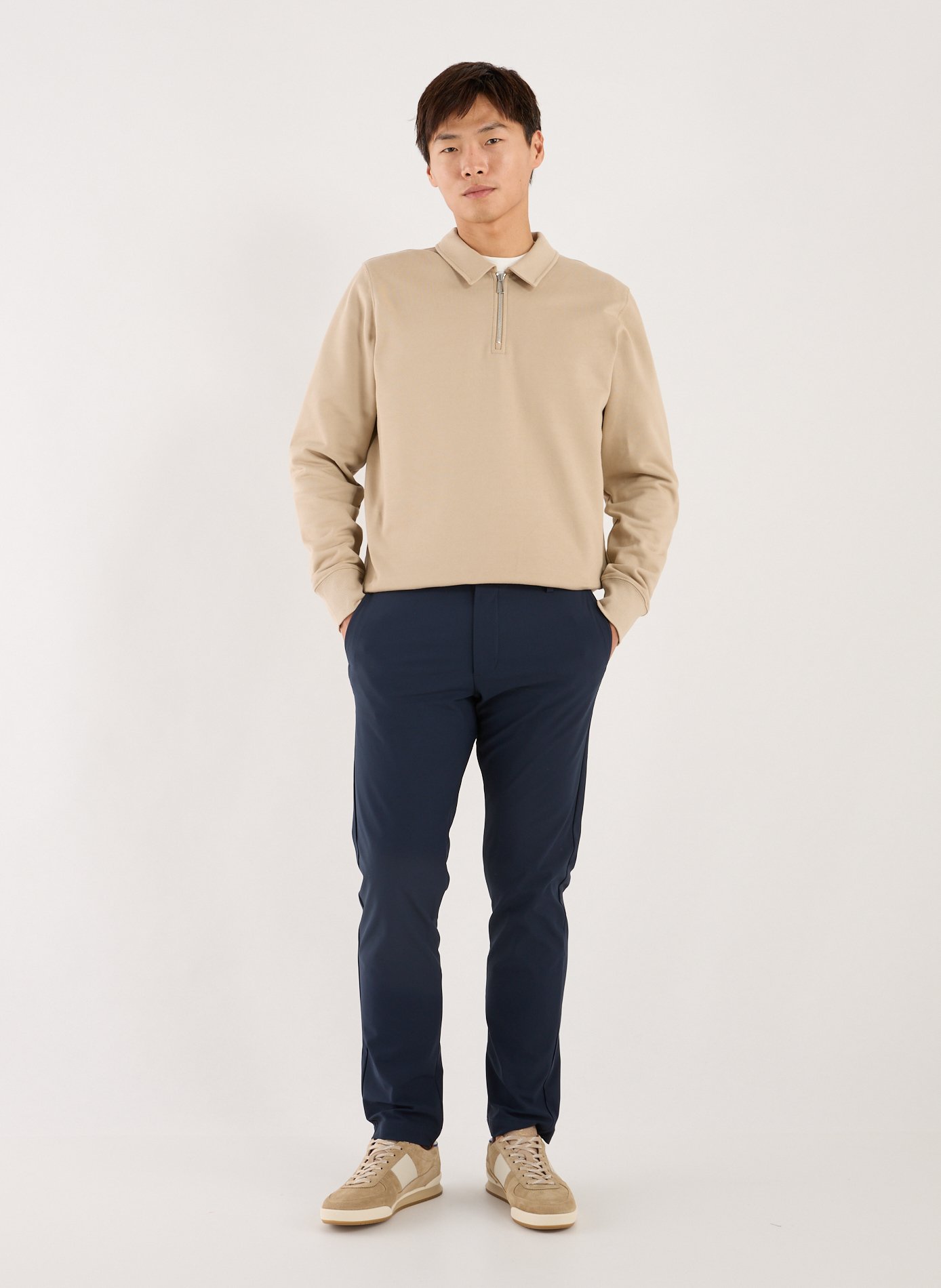 Sweatshirt col zippé en coton PAUL SMITH Multicolore