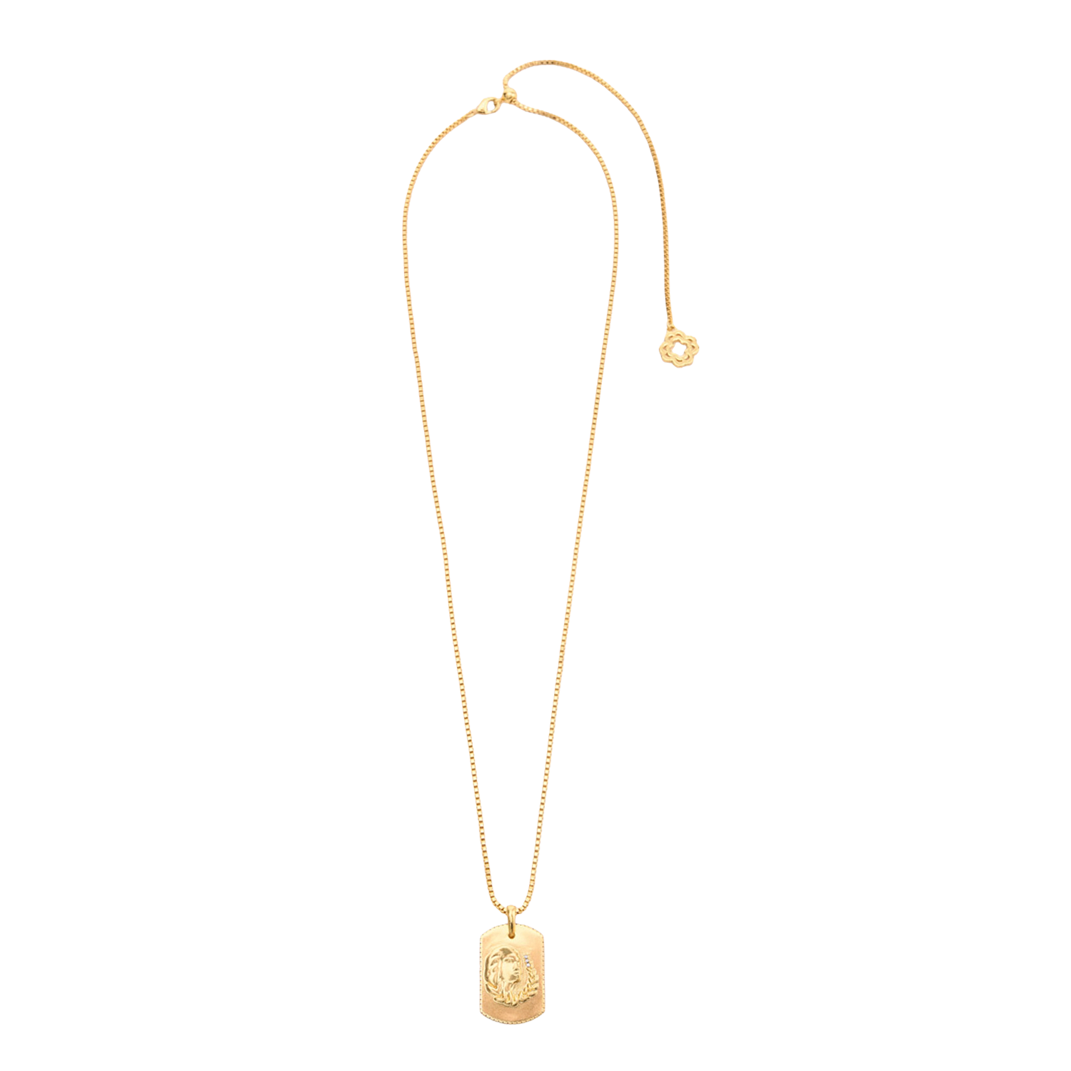MAJE Collier en laiton Doré