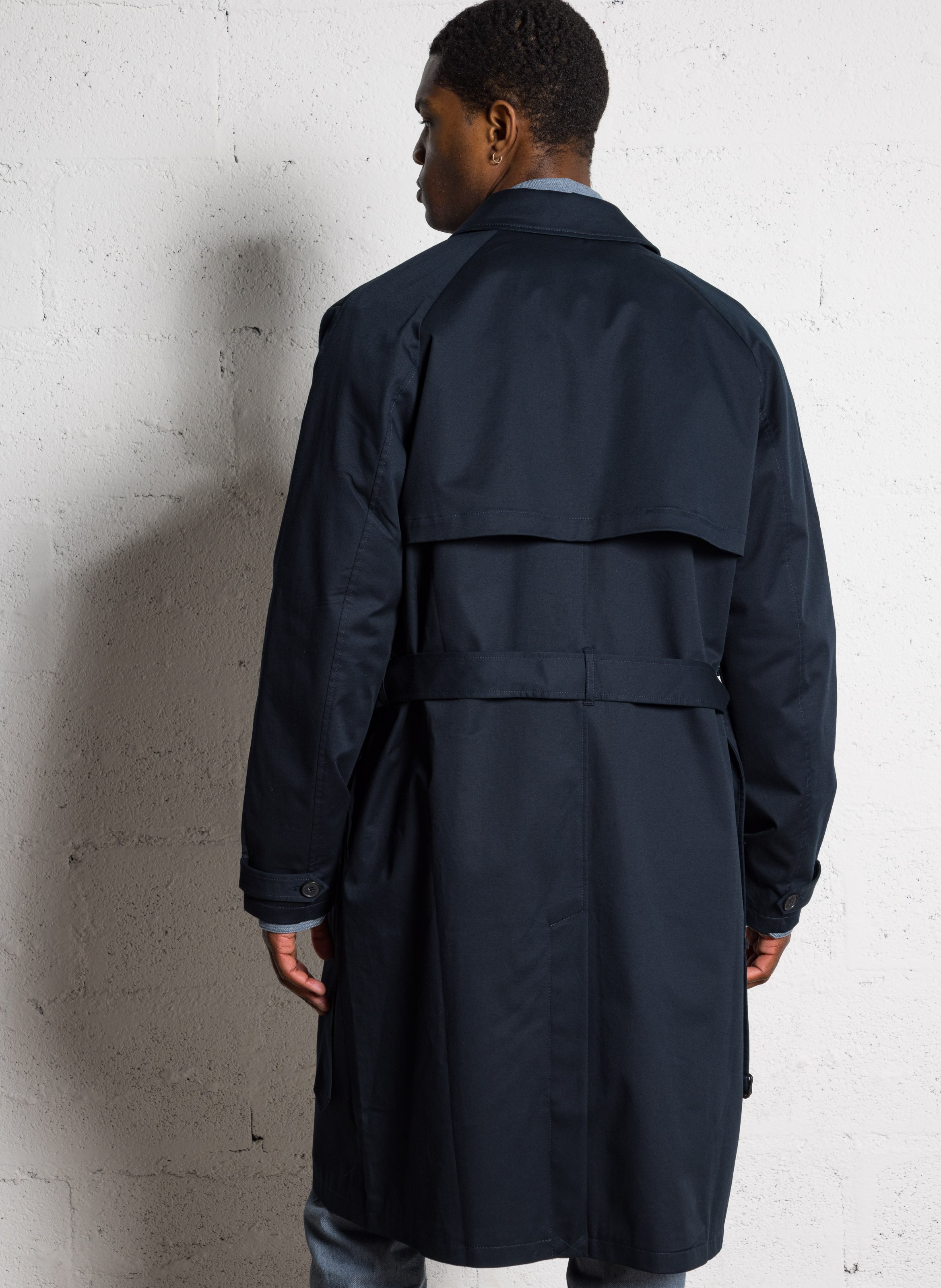 Trench en coton mélangé IKKS Bleu