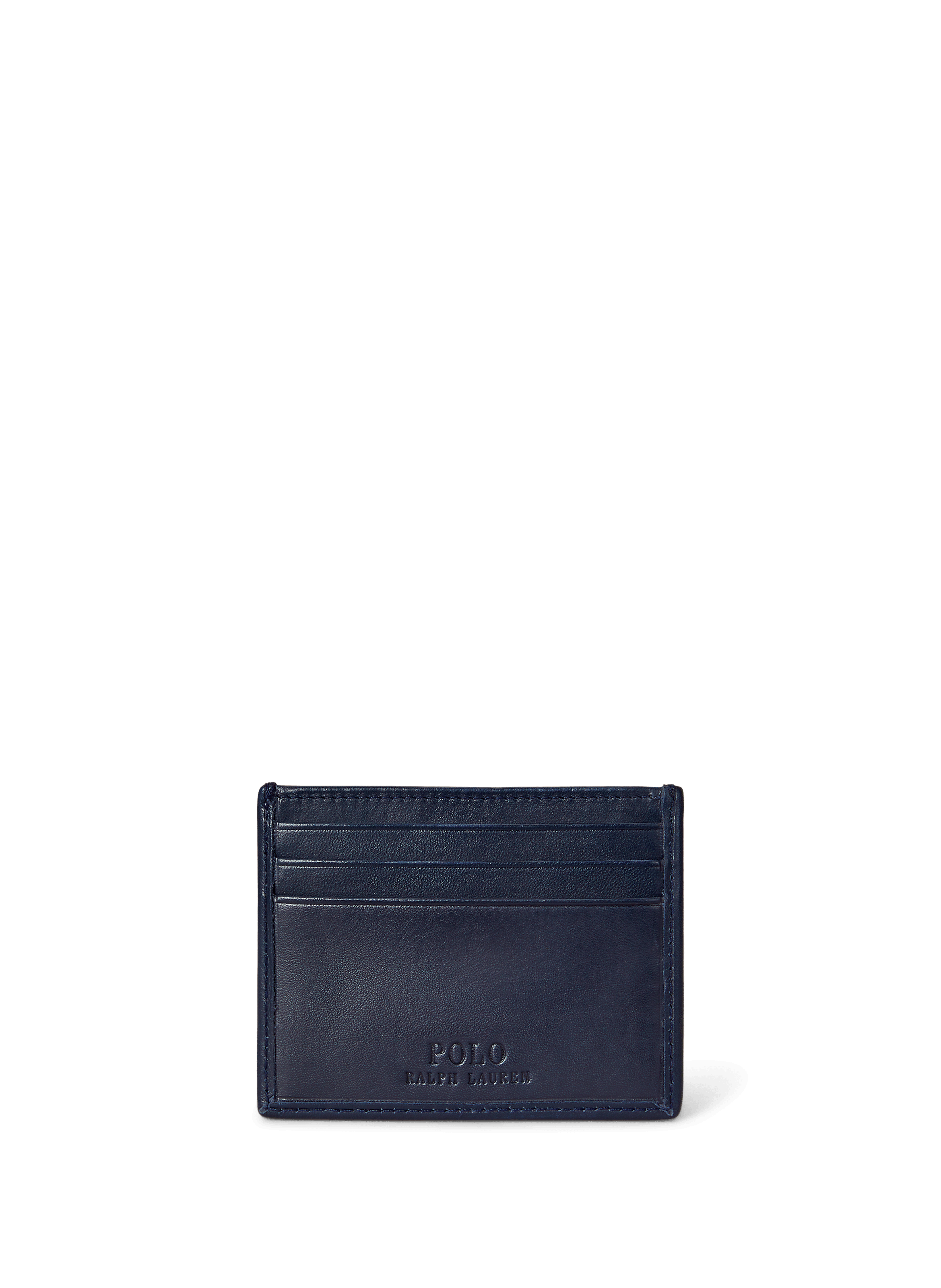 Leather card holder POLO RALPH LAUREN Blue