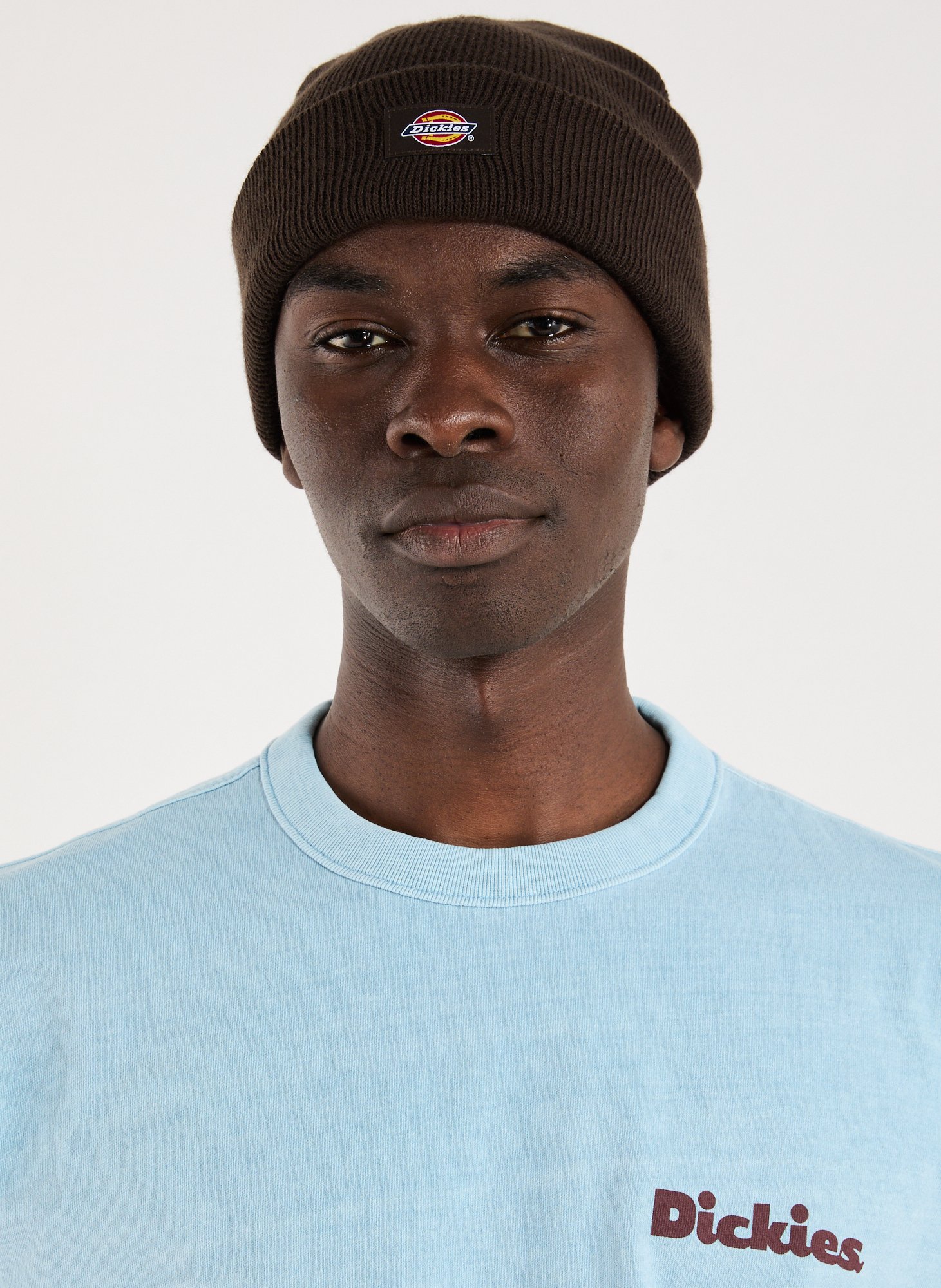 Logo beanie DICKIES Brown