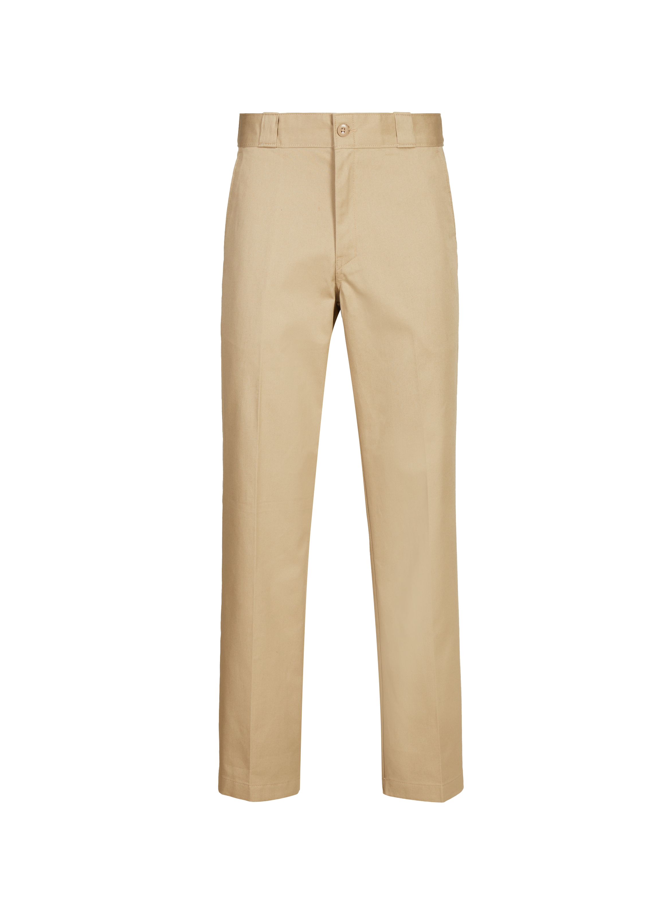 DICKIES Straight cotton trousers Beige