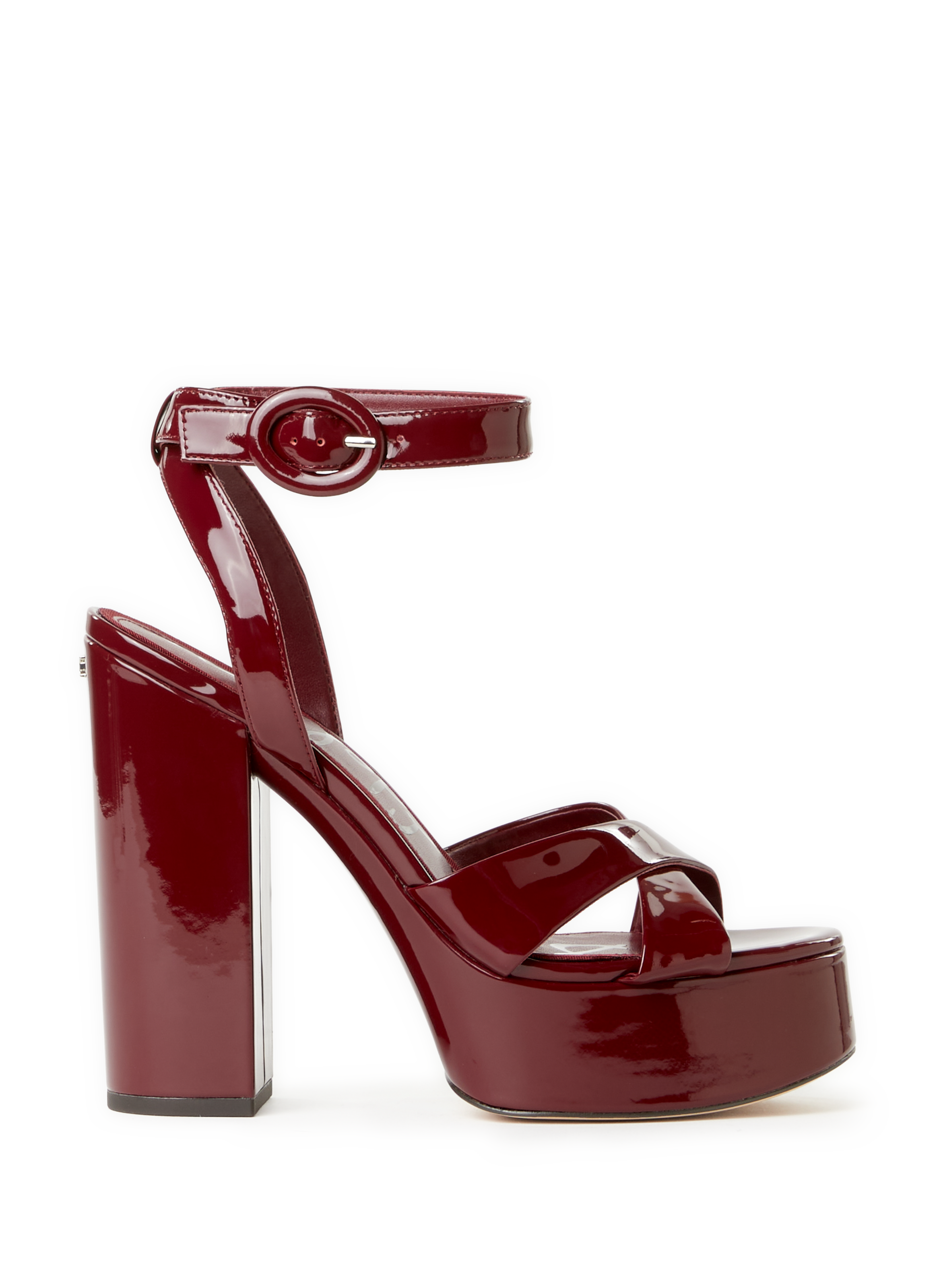 SAM EDELMAN Patent leather high heels Red