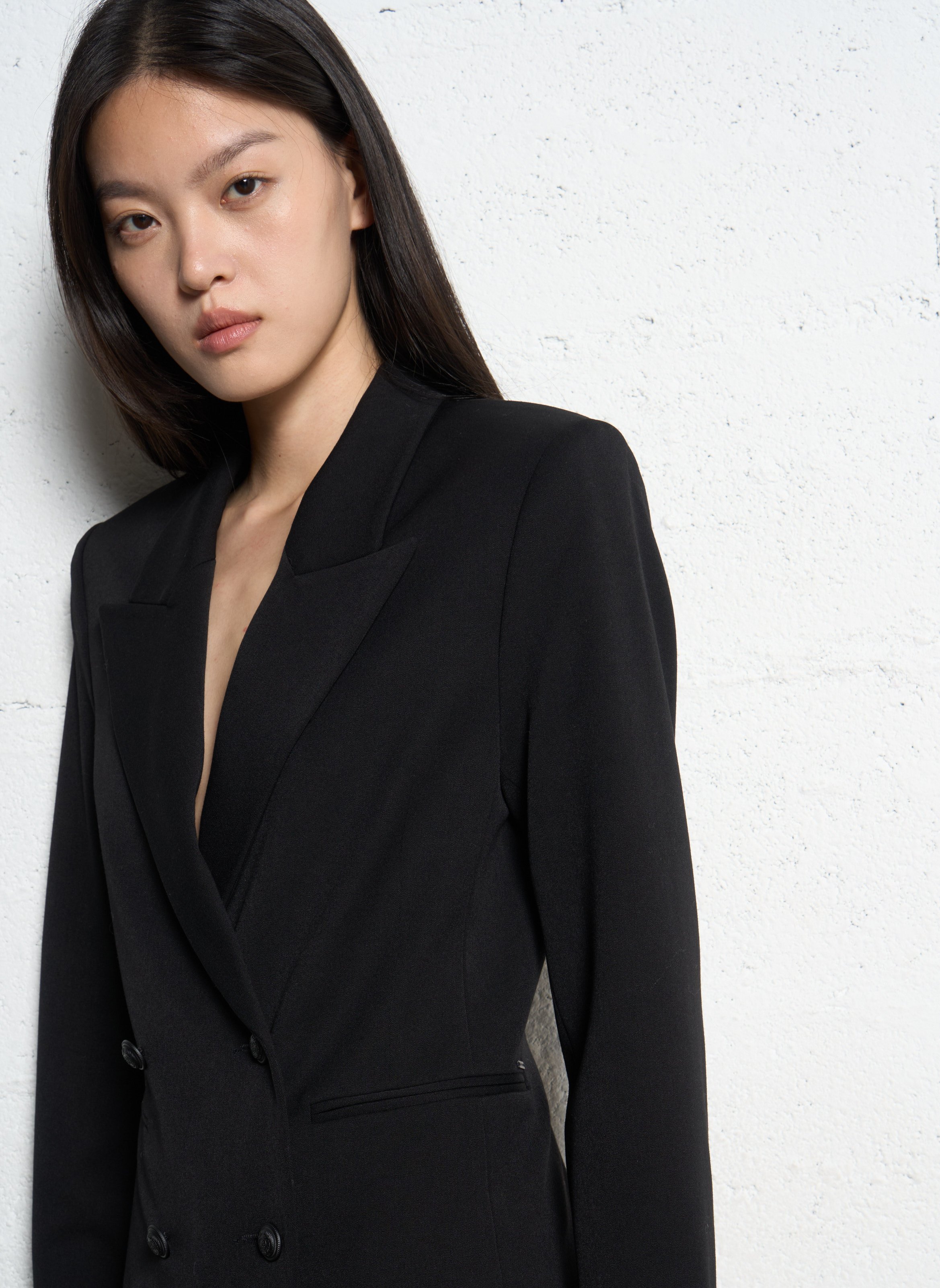 Veste tailleur cintrée Noir