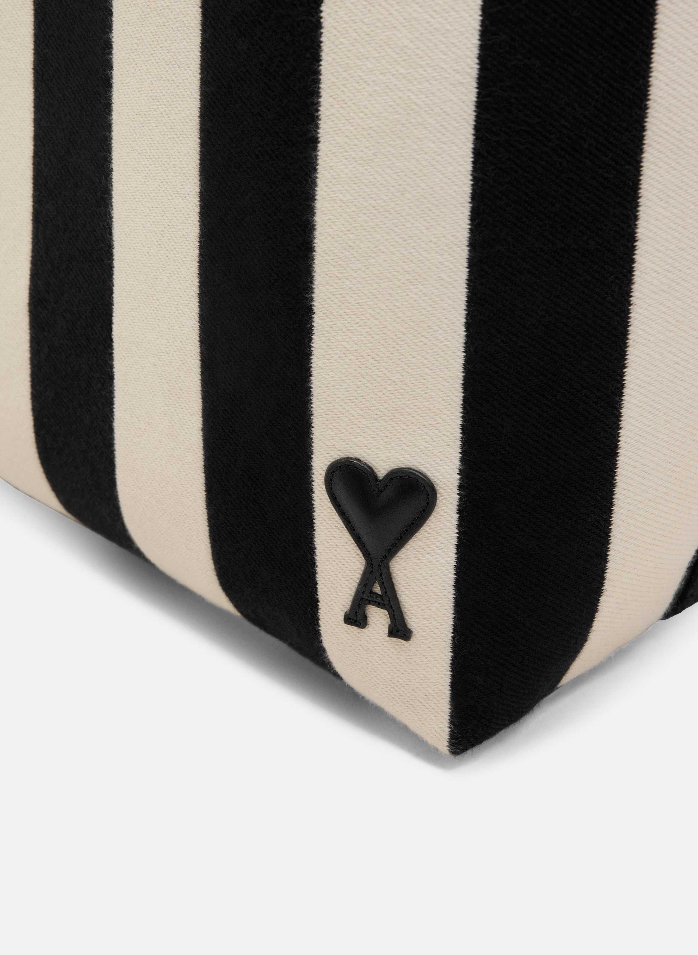 Cabas ami de coeur unisexe en coton AMI PARIS Blanc