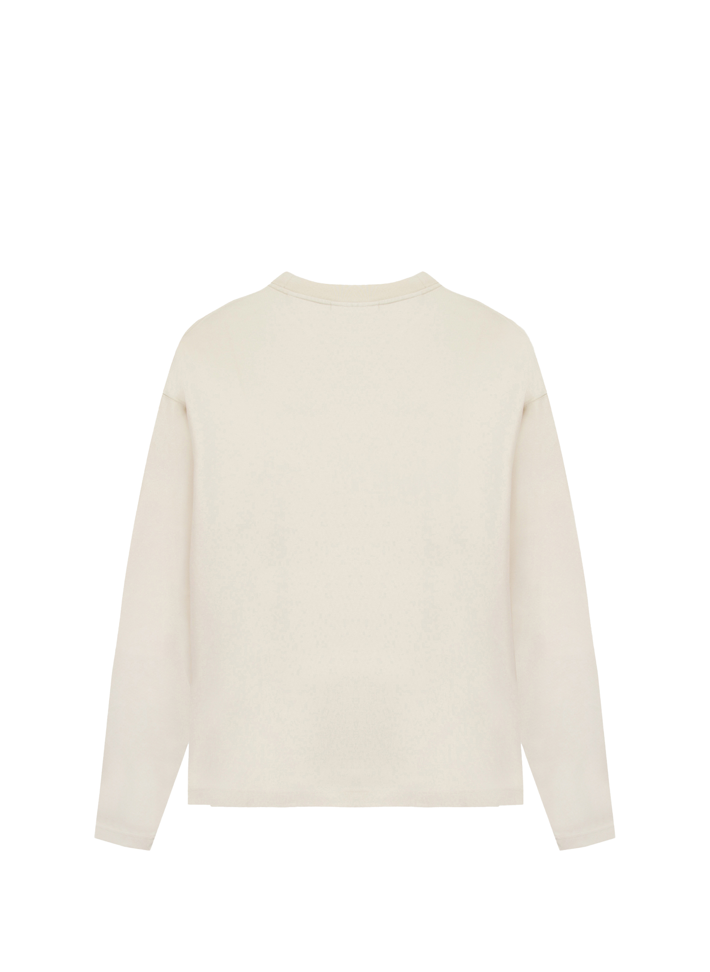 Sweatshirt Plichon embroidered in organic cotton MAISON LABICHE Beige
