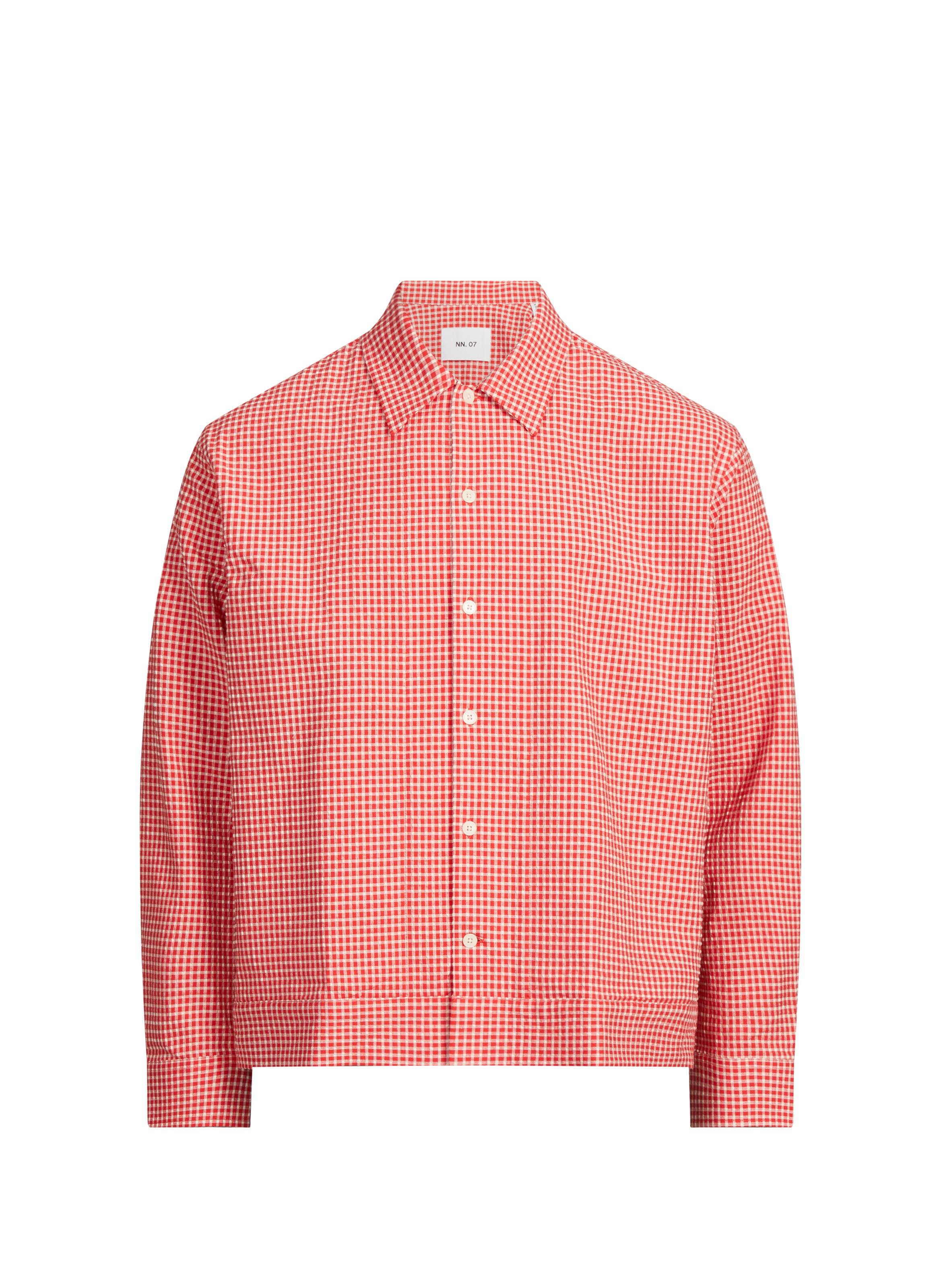 Chemise à carreaux NN.07 Rouge