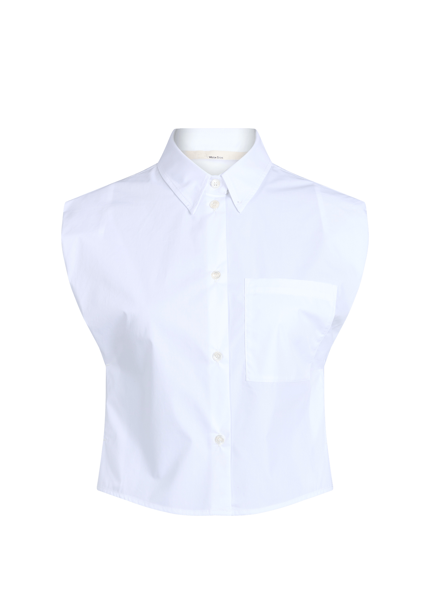 Sleeveless cotton Lucky top TELA White