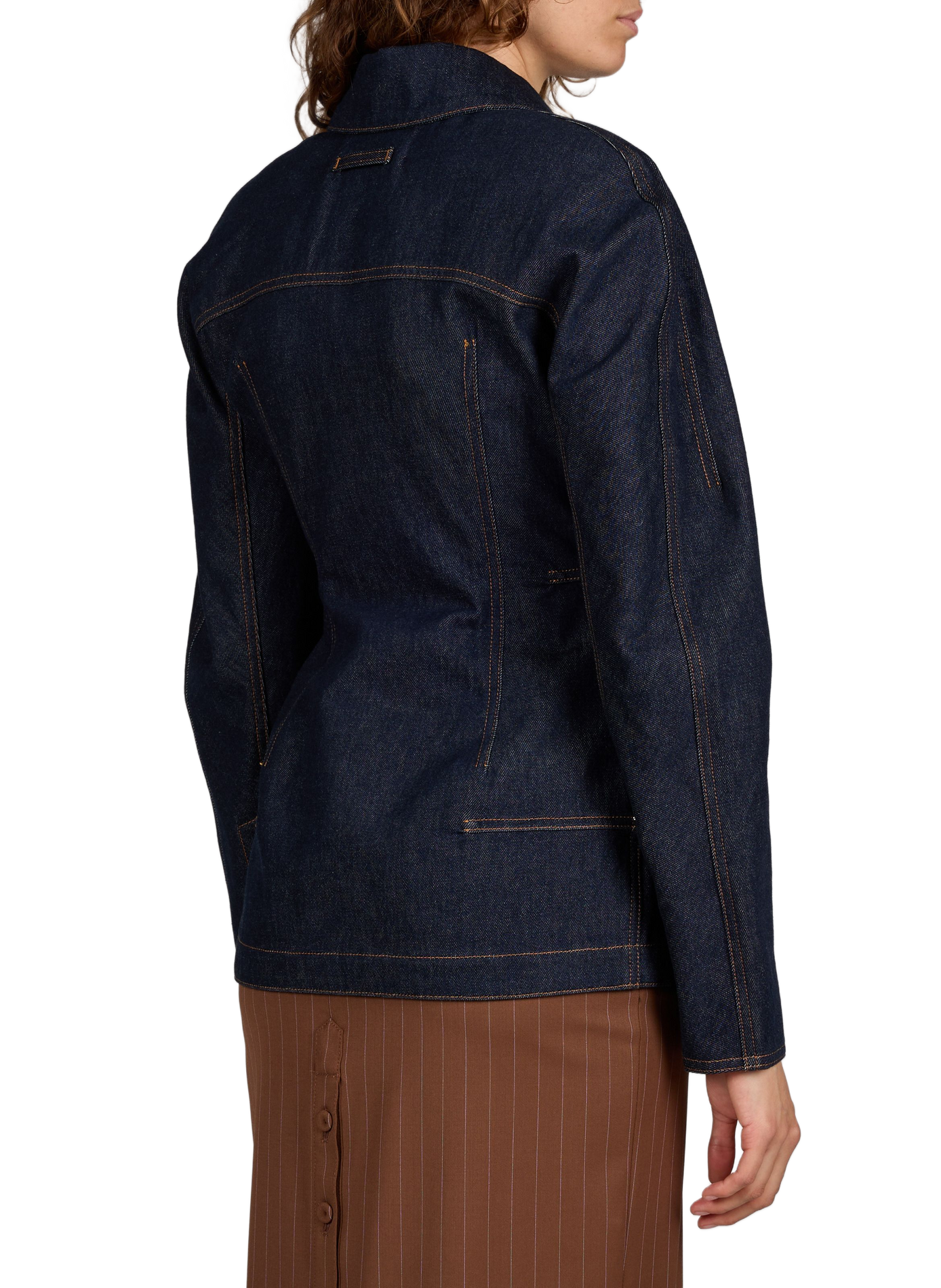 Veste en jean cintrée JEAN PAUL GAULTIER Bleu