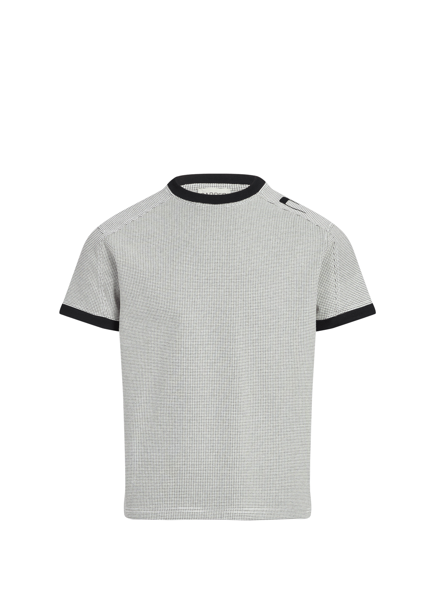 T-shirt Hayes à carreaux en coton mélangé CARRER Bleu