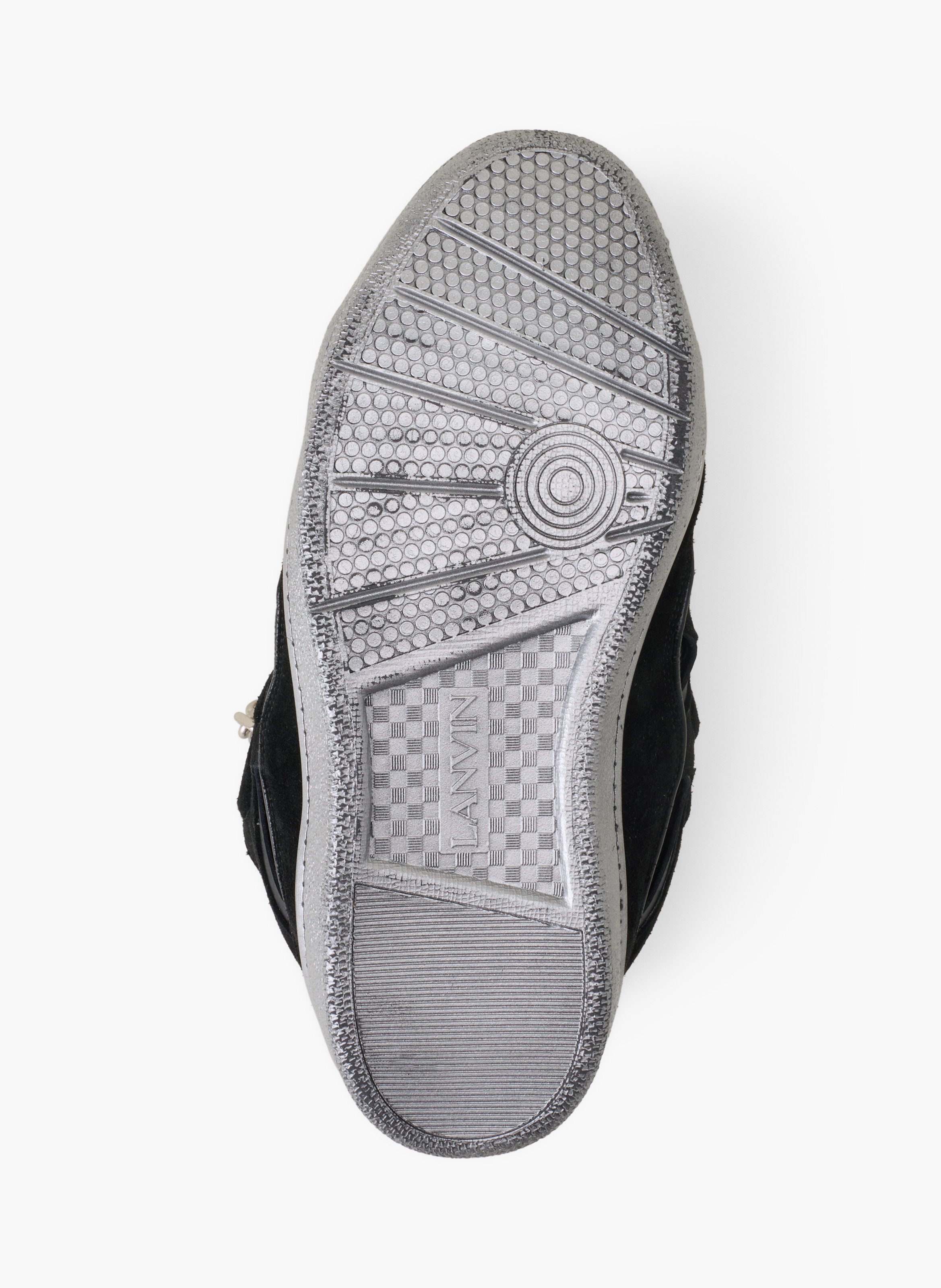 Sneakers curb id chaîne en suède LANVIN Noir