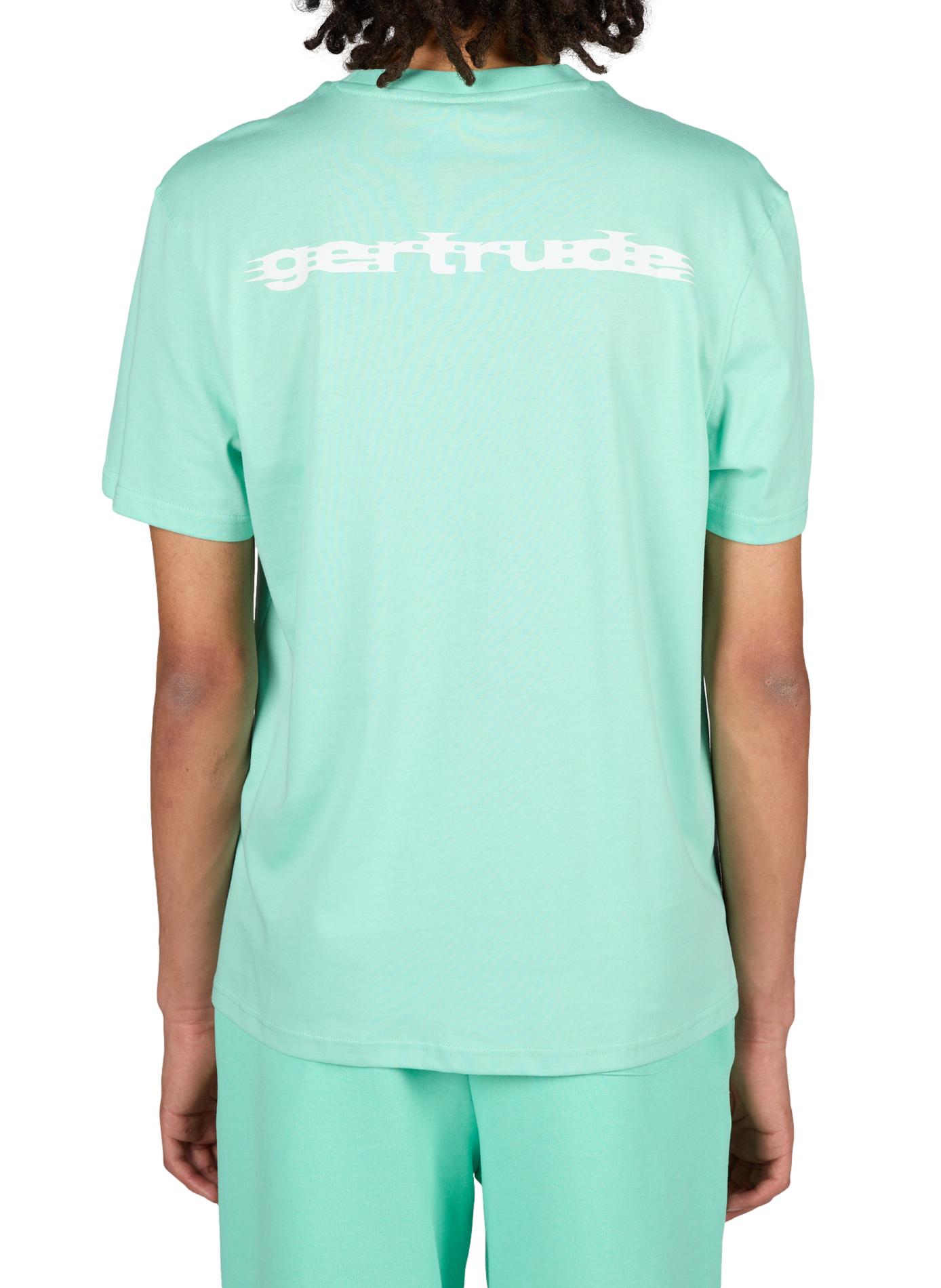Straight logo t-shirt GERTRUDE ET GASTON Green