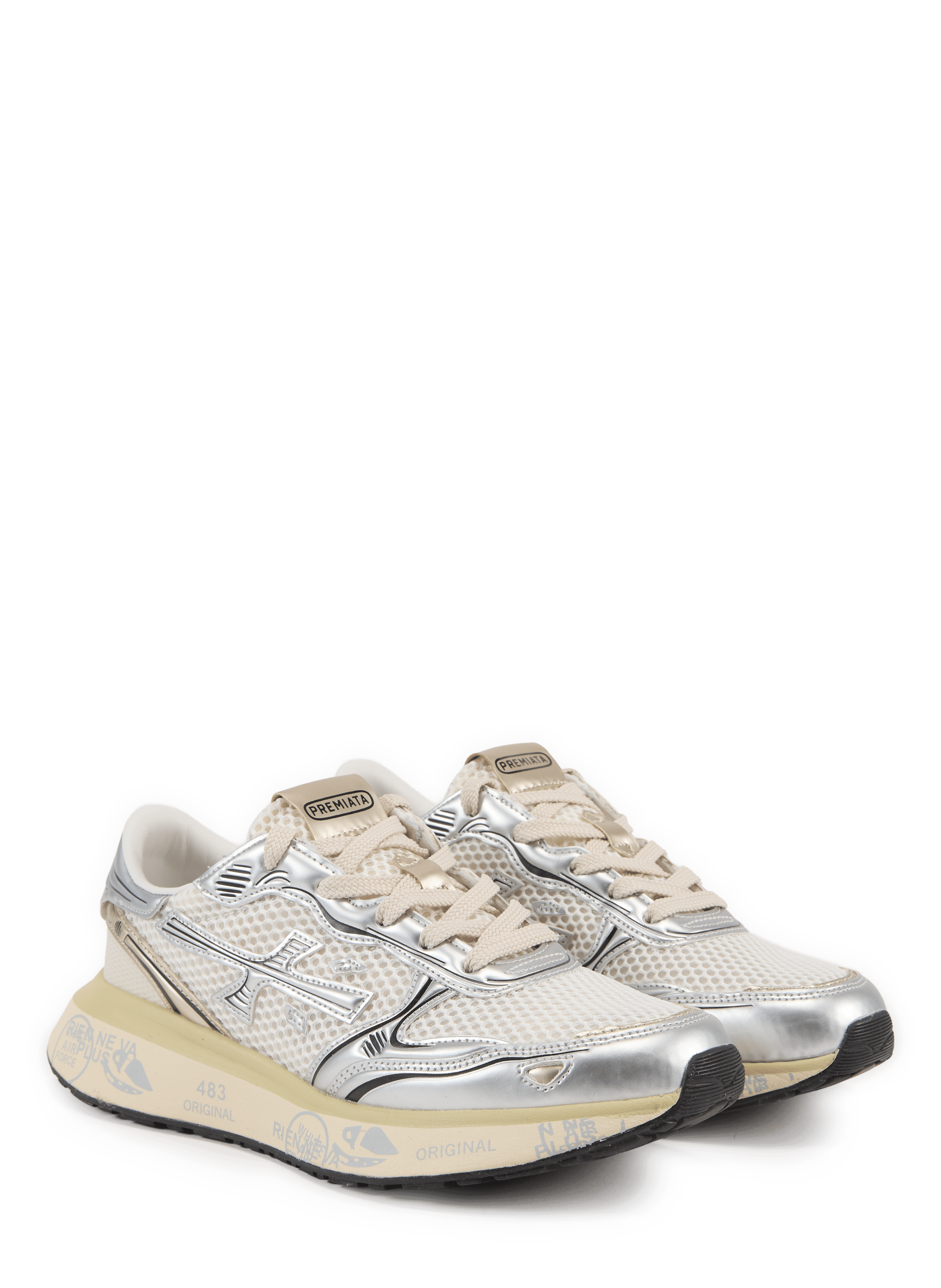 Baskets compensées Lauryn PREMIATA Blanc