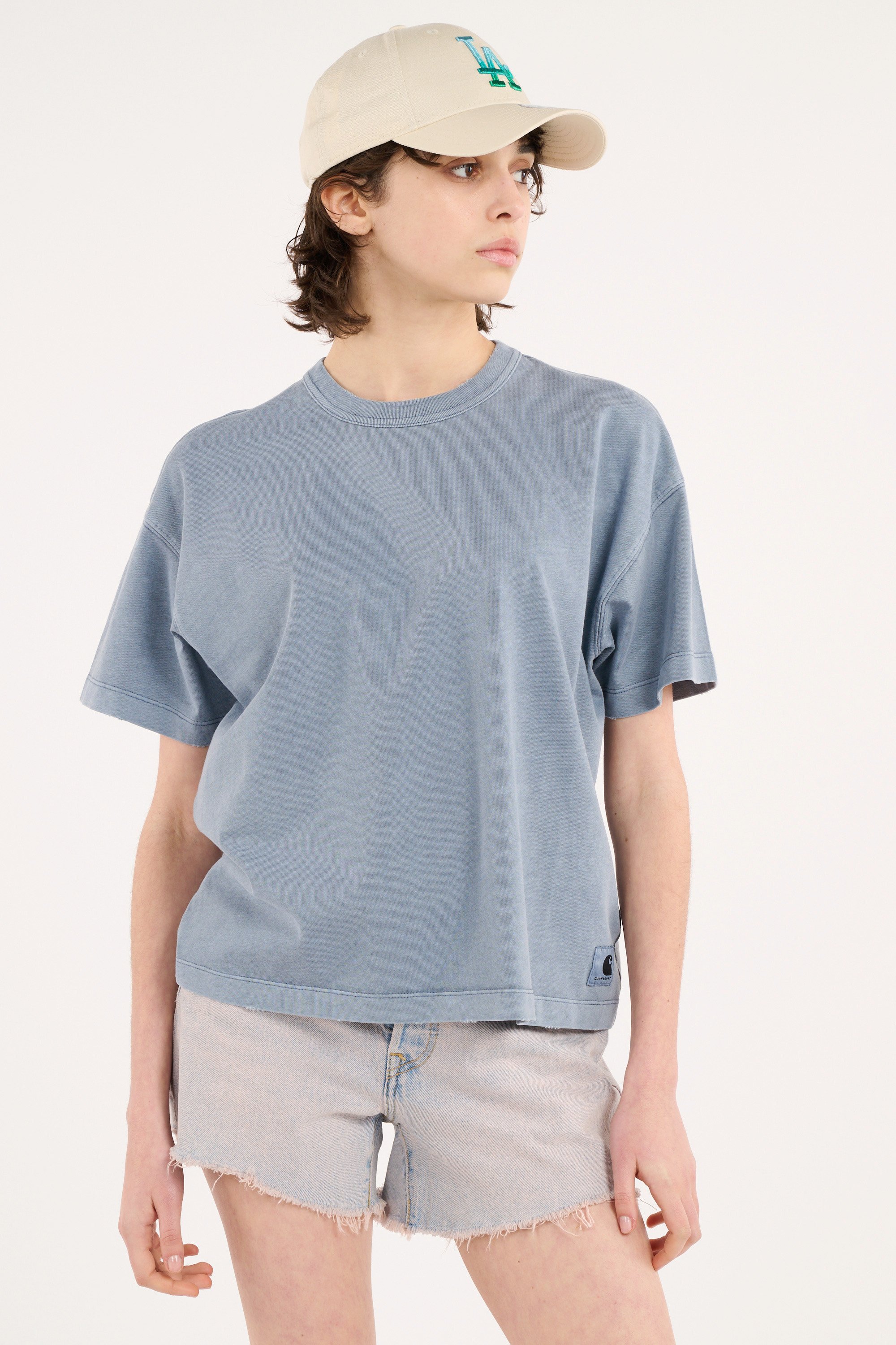 T-shirt w' s/s torion t-shirt CARHARTT WIP Bleu