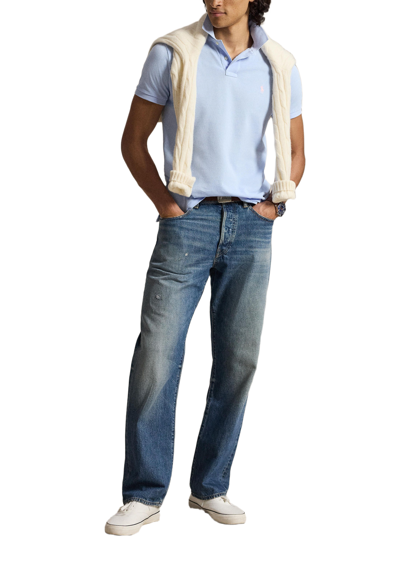 Polo en coton | Bleu POLO RALPH LAUREN Homme