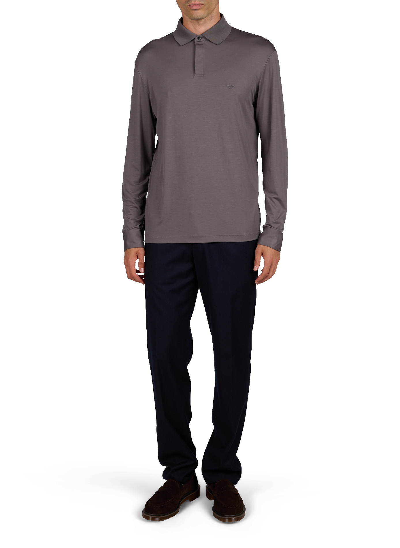 Reguliere pasvorm polo EMPORIO ARMANI Grijs