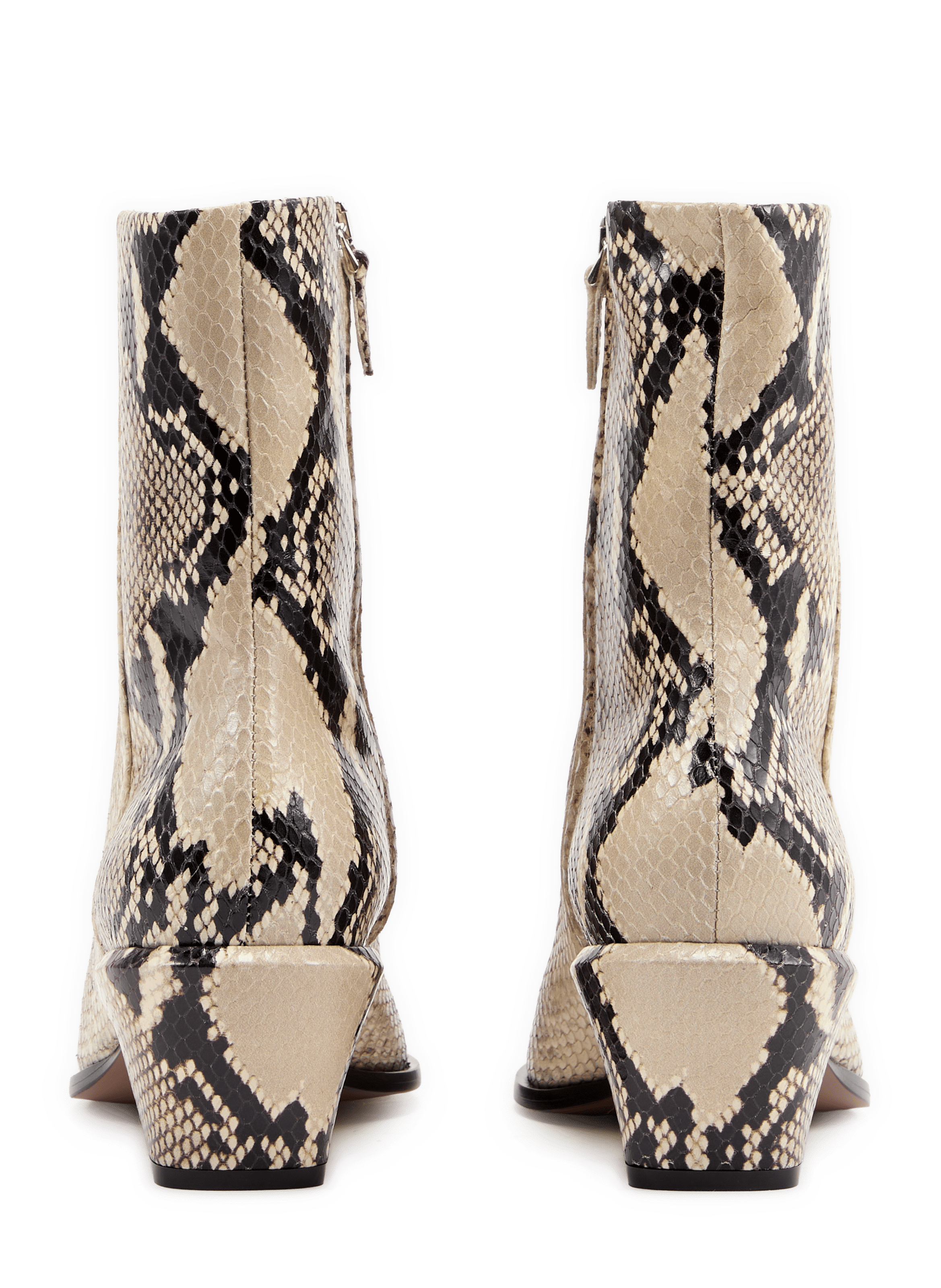 Stiefeletten Bettina aus bedrucktem Kalbsleder PARIS TEXAS Mehrfarbig