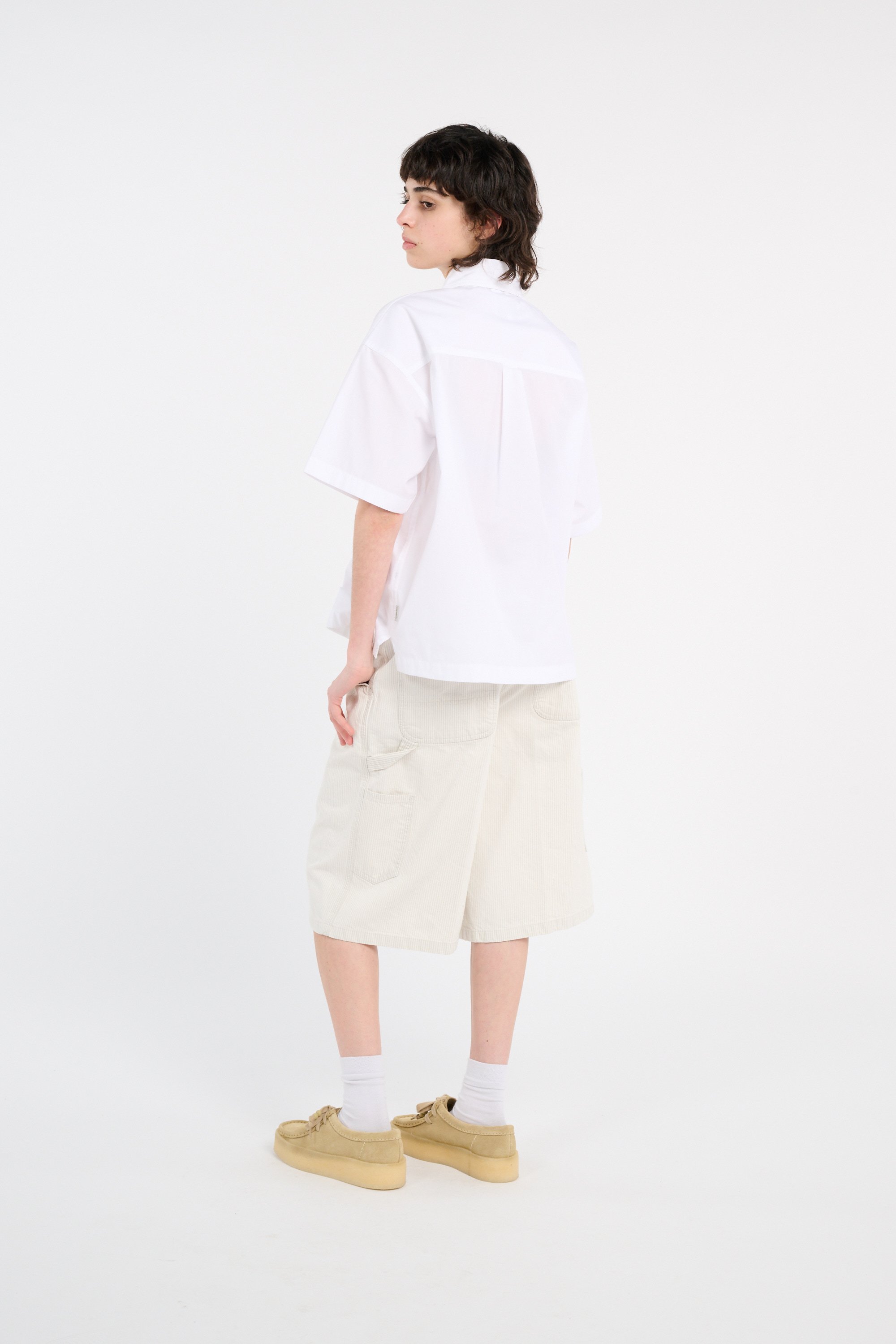 Chemise w' s/s belmont shirt CARHARTT WIP Blanc