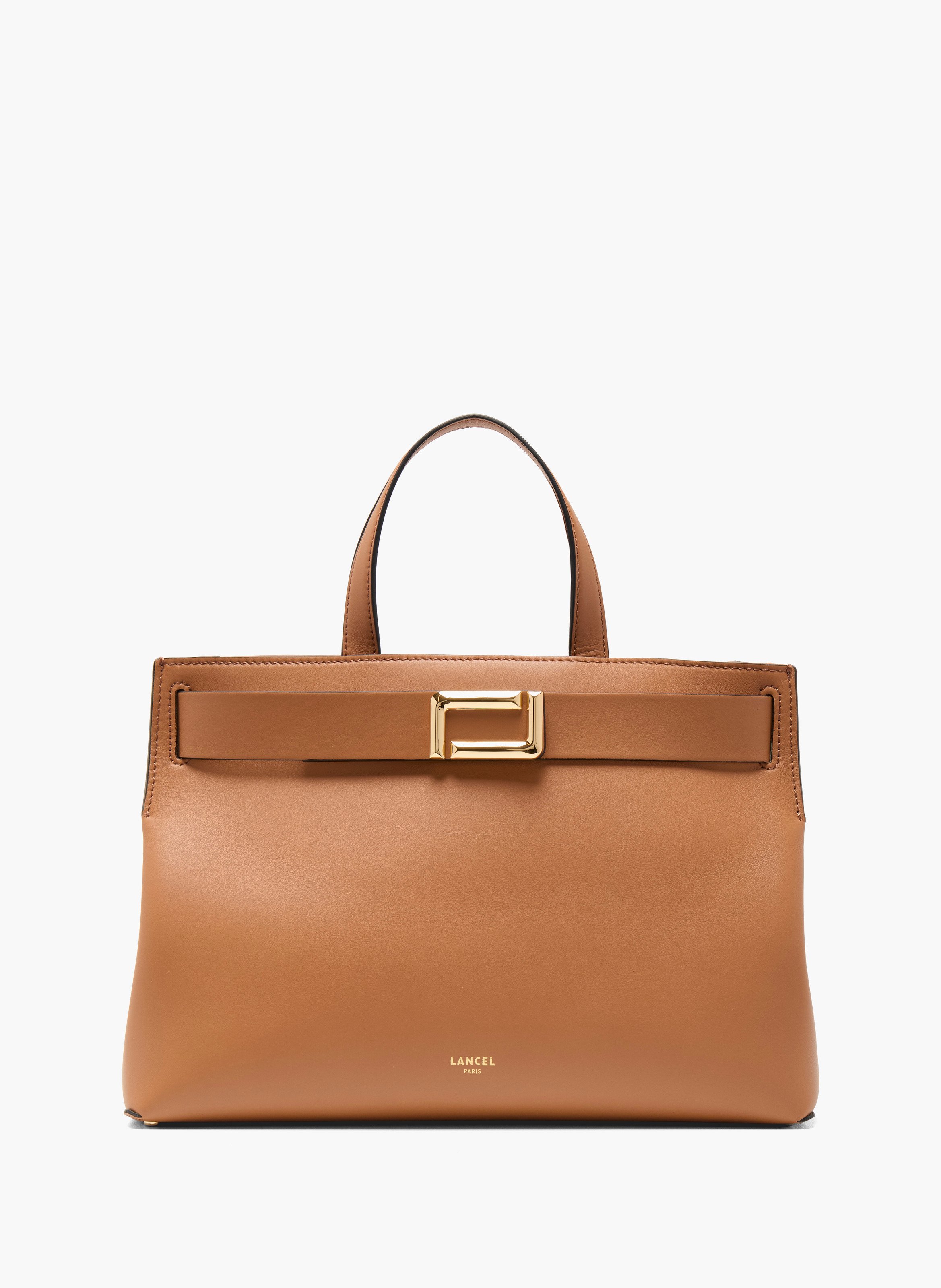 Sac carryall m angèle de lancel en cuir LANCEL Marron