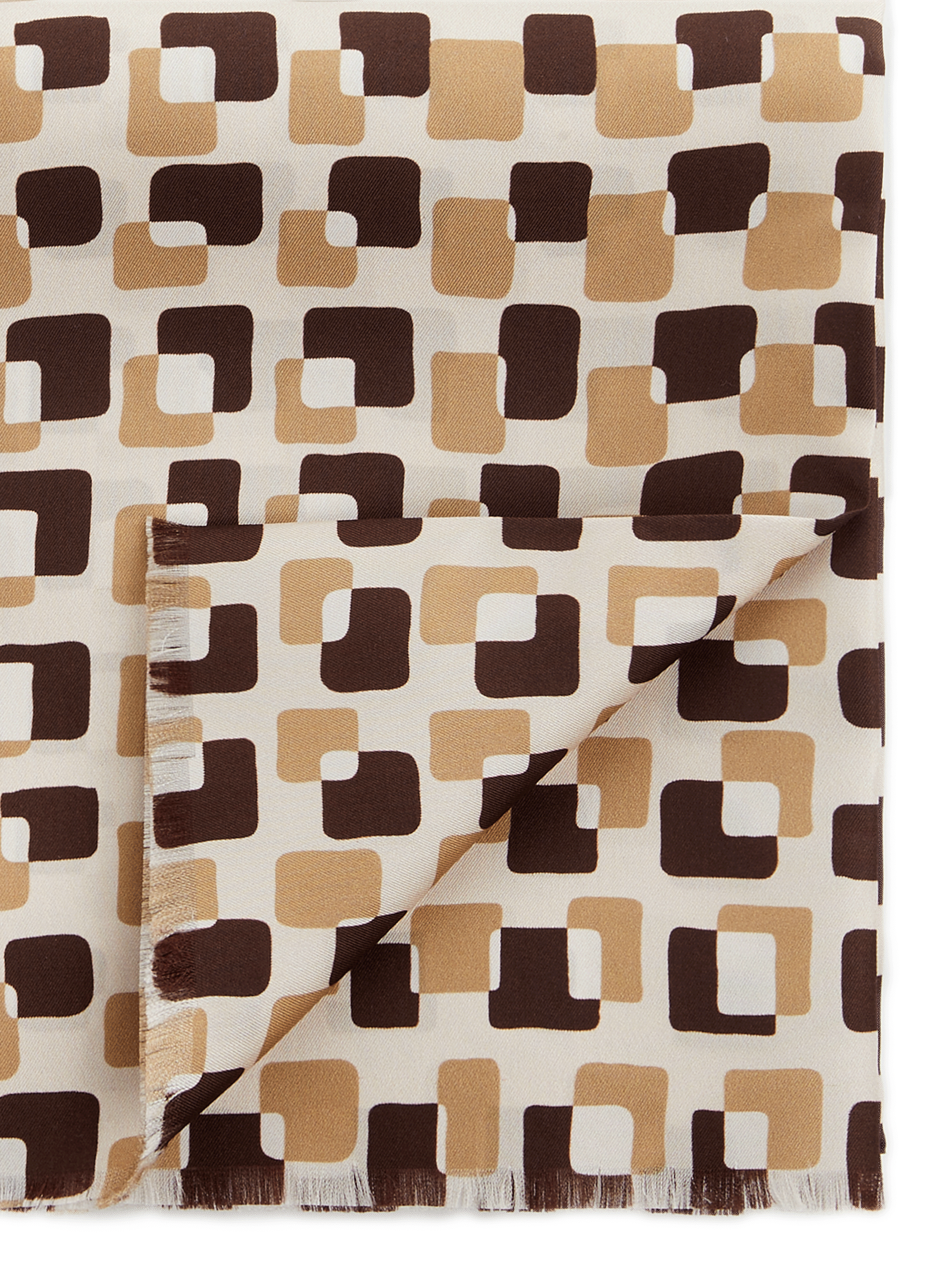 Foulard à imprimé en soie