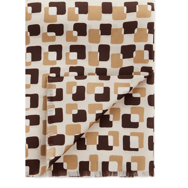 Foulard à imprimé en soie