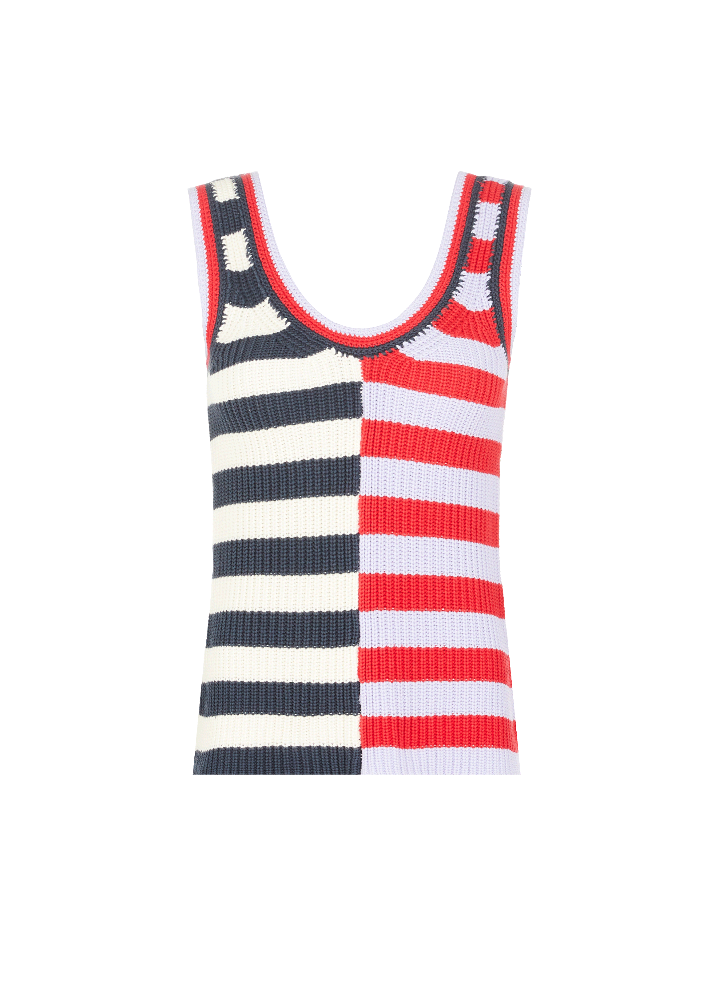 Débardeur tricoté en coton