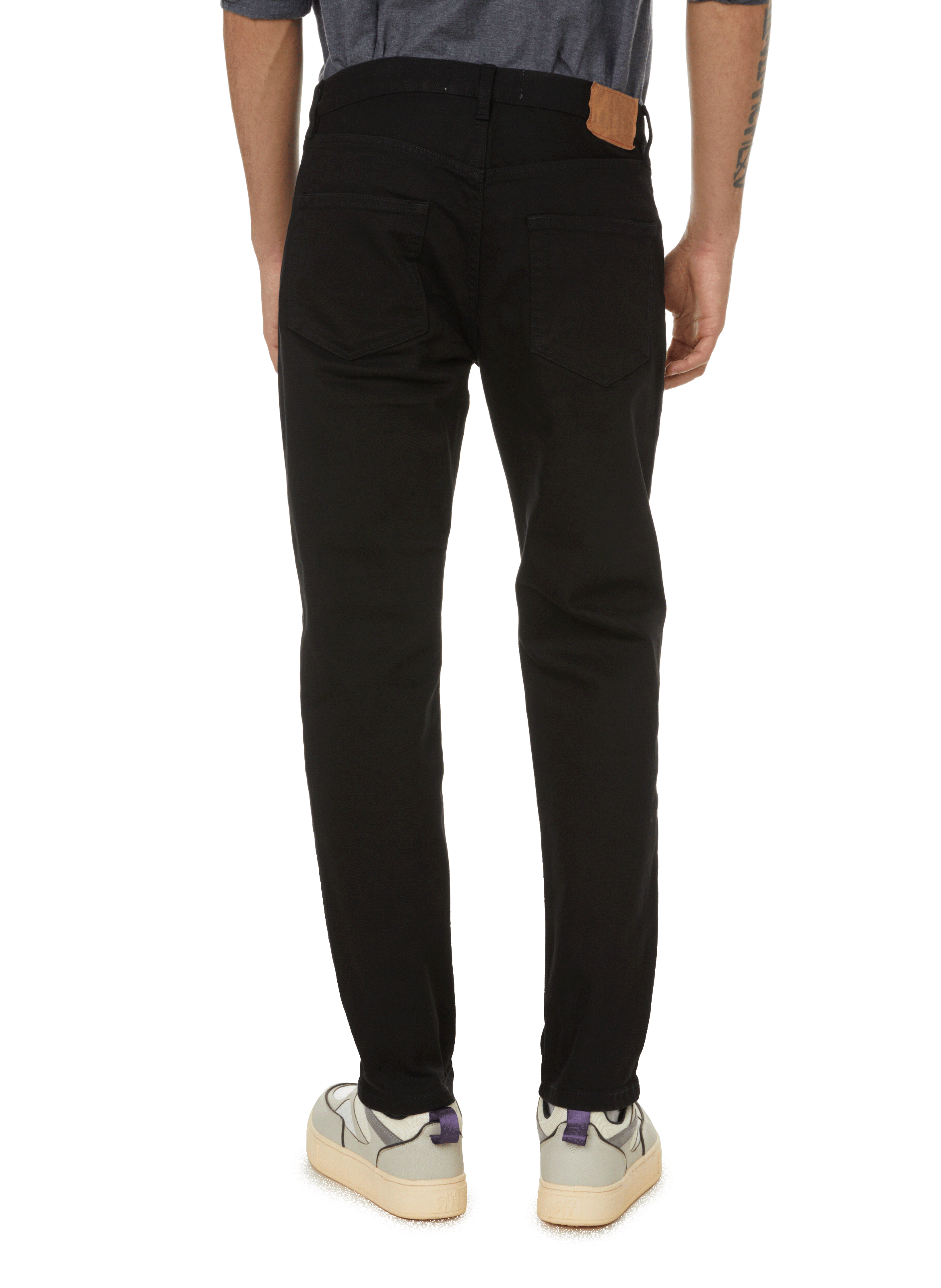 Jean coupe droite Noir