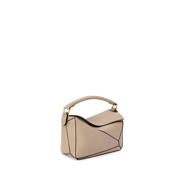 Sac à main small Puzzle en cuir