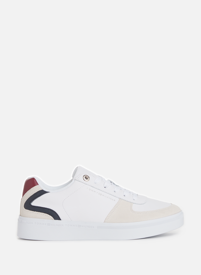 Bi-material leather sneakers TOMMY HILFIGER