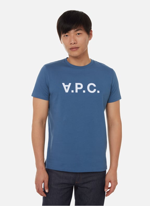 T-shirt droit V.P.C. en coton Bleu by A.P.C. A.P.C. T-shirt droit V.P.C. en coton Bleu