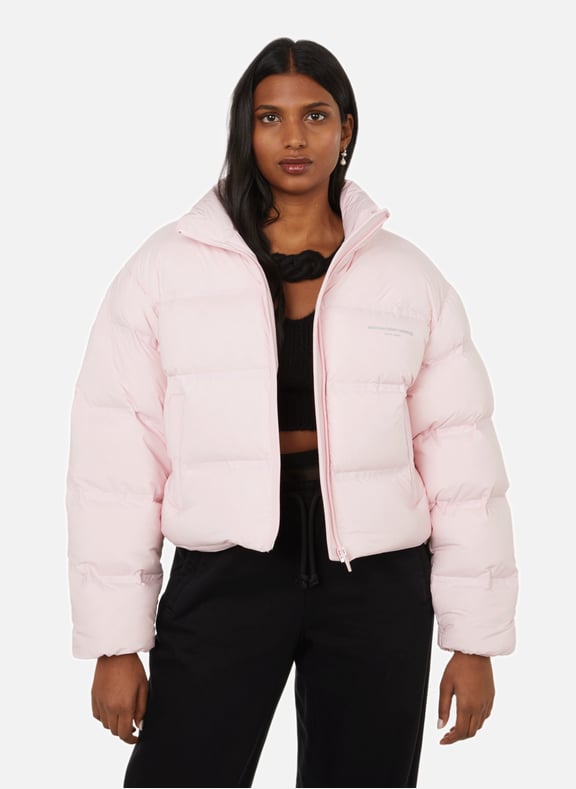 Pink Short puffer jacket