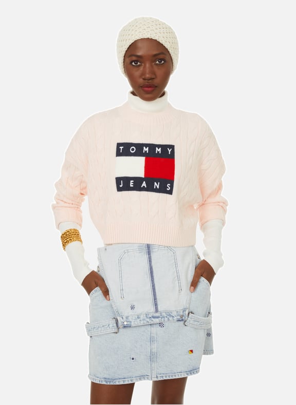 Pink tommy online jumper