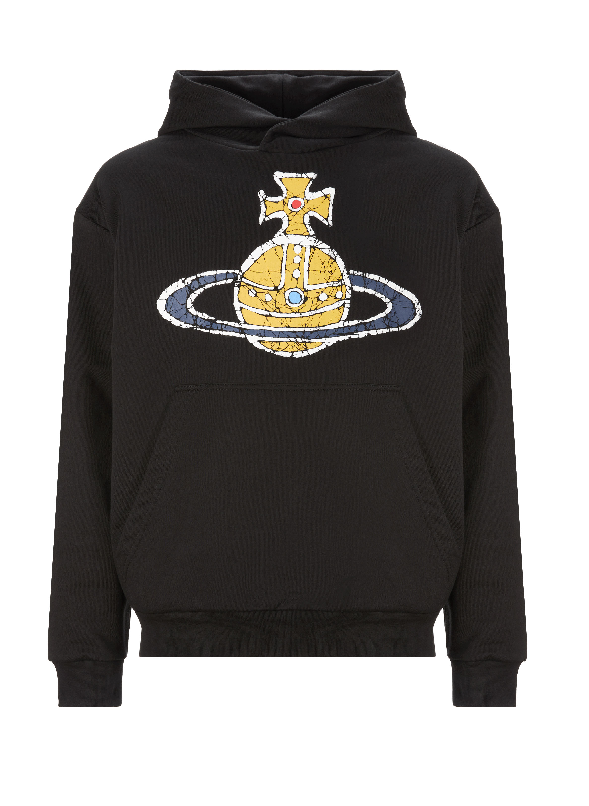 Cotton logo hoodie VIVIENNE WESTWOOD Black