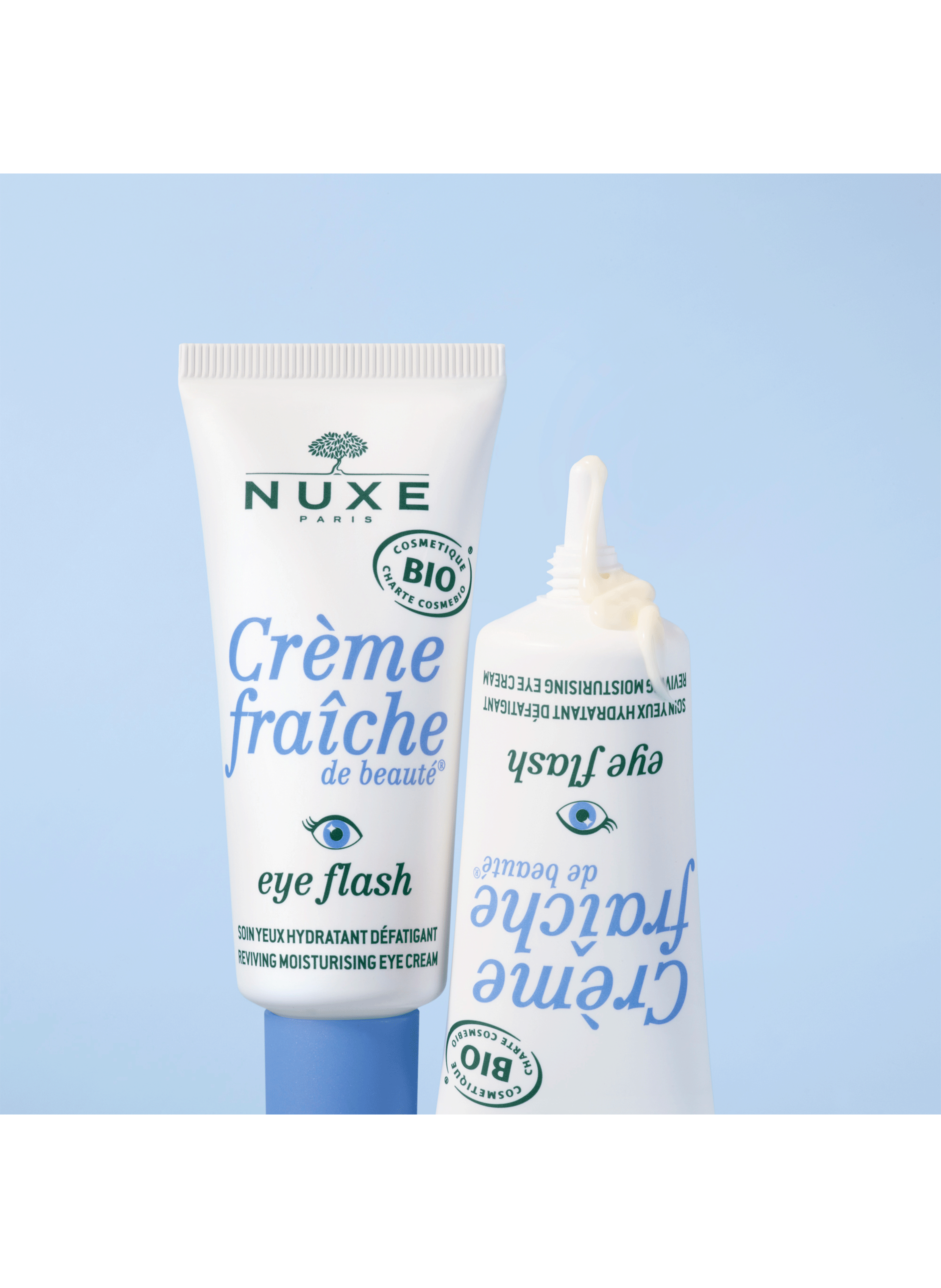 Eye Flash - Soin Yeux Hydratant Défatigant, Certifié Bio - Crème Fraîche®de Beauté NUXE No color