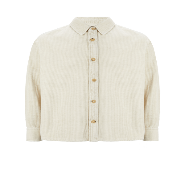 Apc Cotton And Linen Overshirt In Neutral