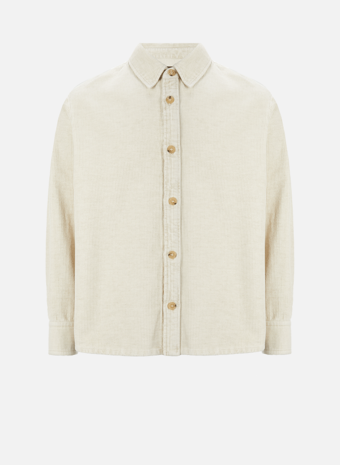 Cotton and linen overshirt A.P.C.
