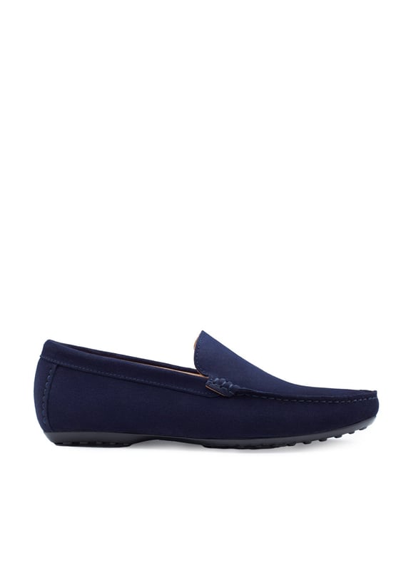 Mocassins daim dandy Bleu by FINSBURY FINSBURY Mocassins daim dandy Bleu