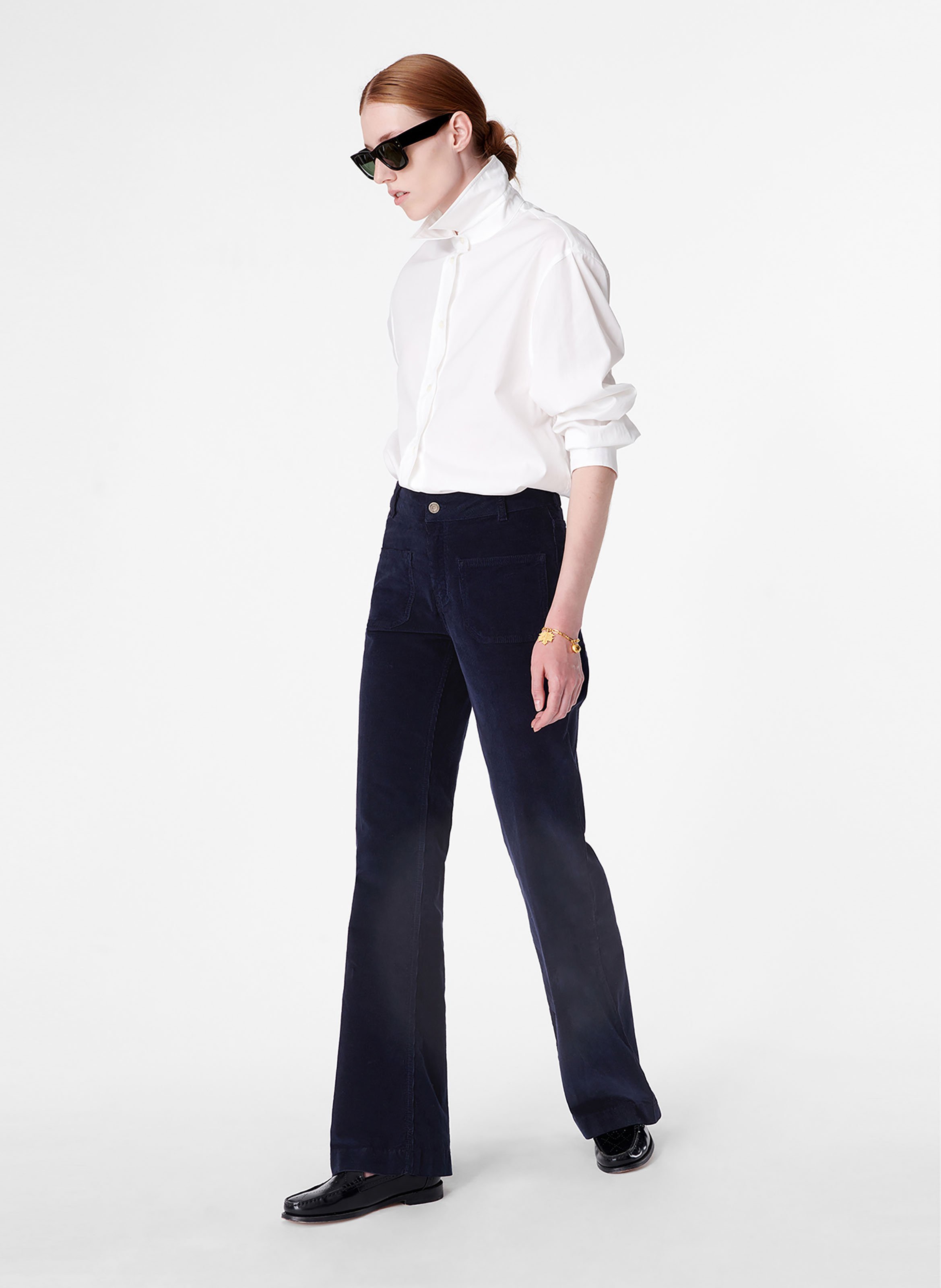 Pantalon Flare Dompay VANESSA BRUNO Bleu