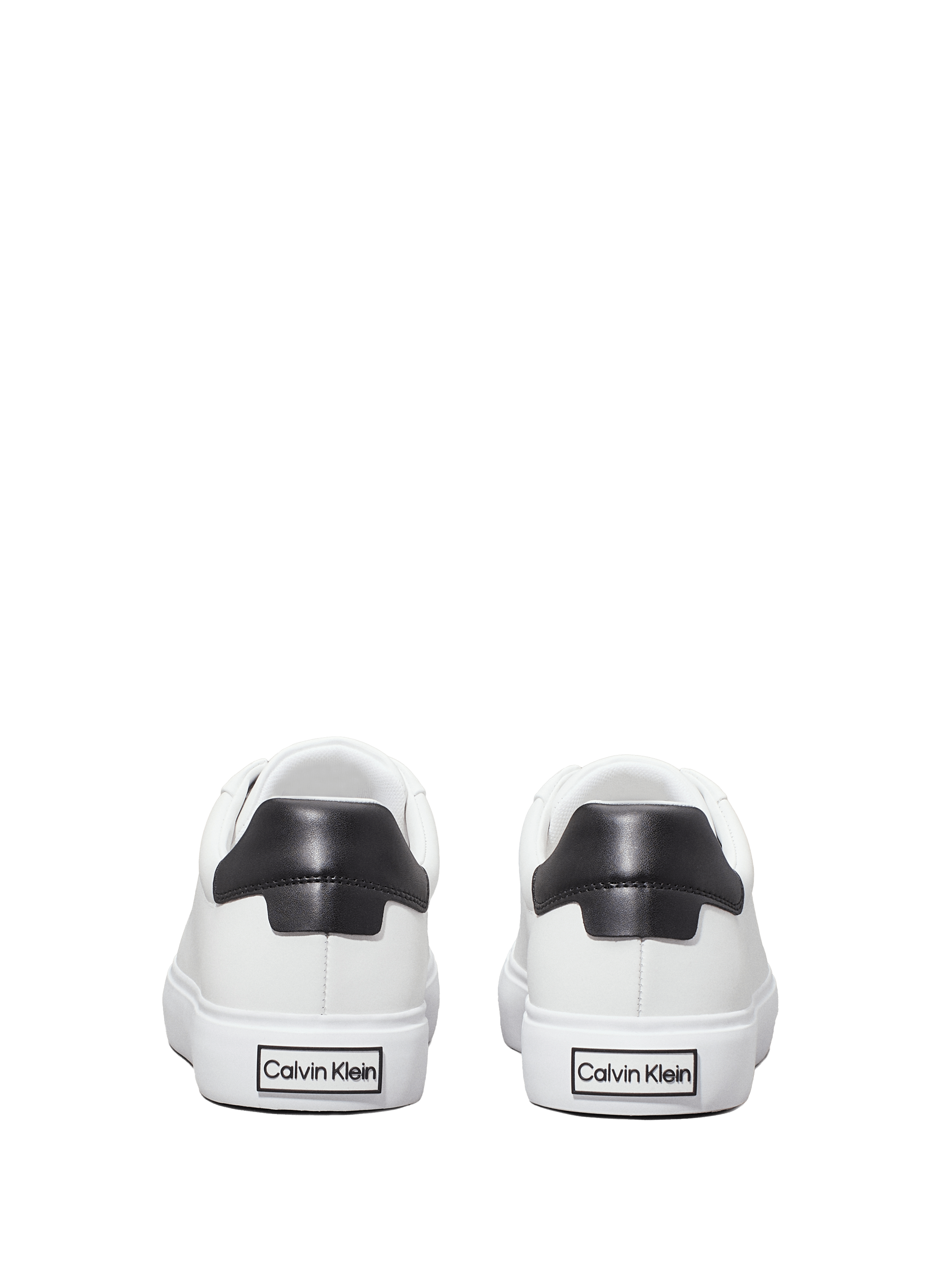 Lederturnschuhe CALVIN KLEIN Weiss