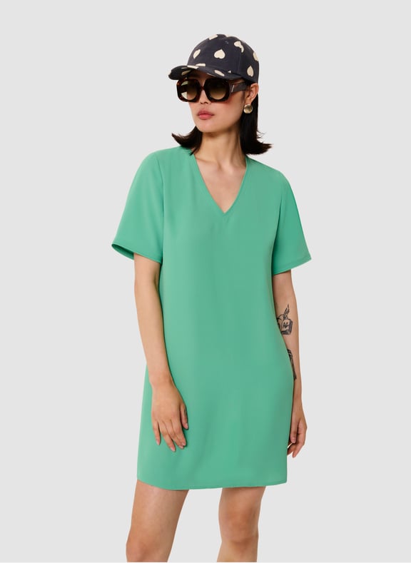 Robe droite uni - ruban Vert by TARA JARMON TARA JARMON Robe droite uni - ruban Vert