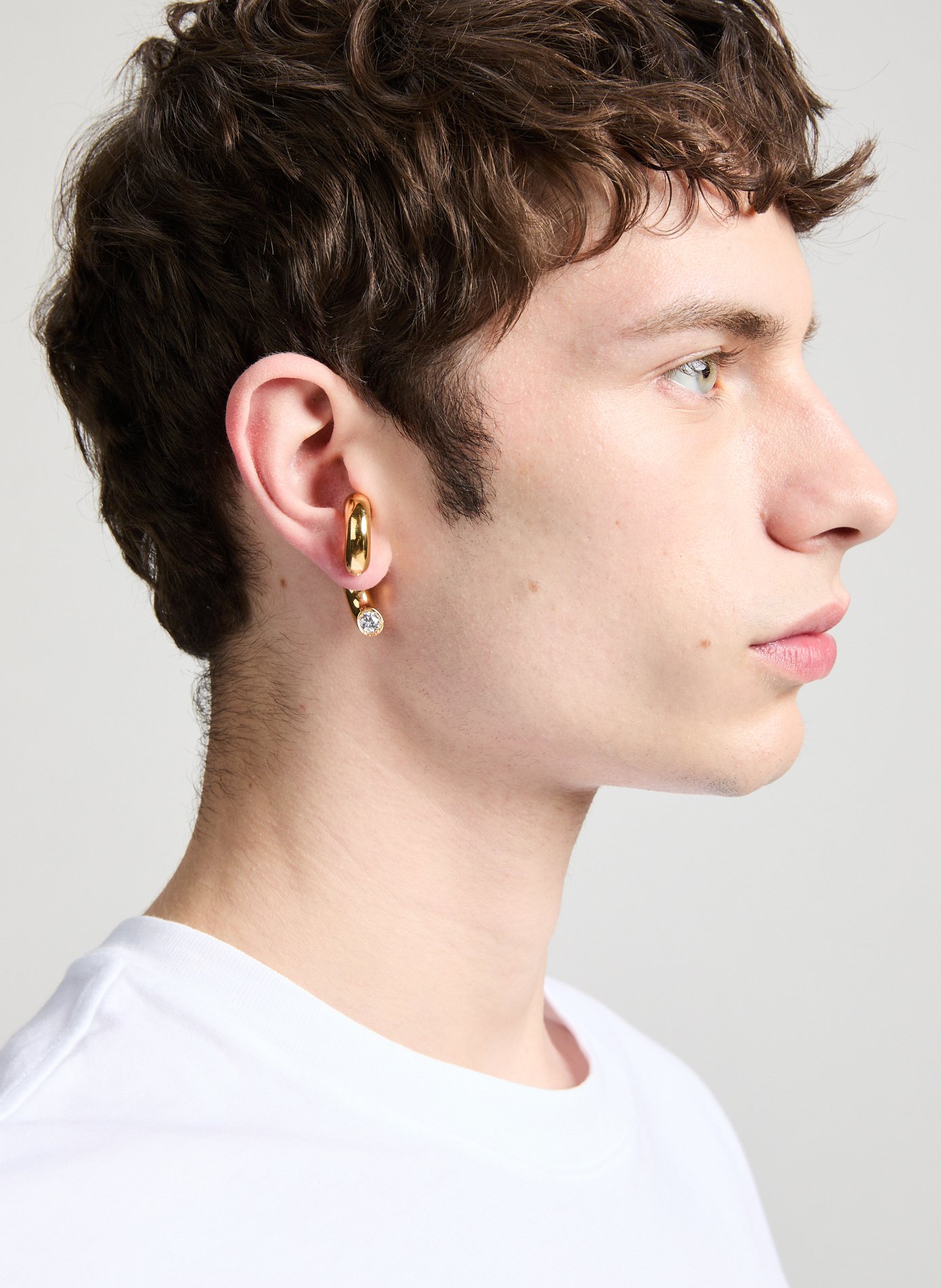 Oorbel Clear Blown Peekaboo ALAN CROCETTI Goud