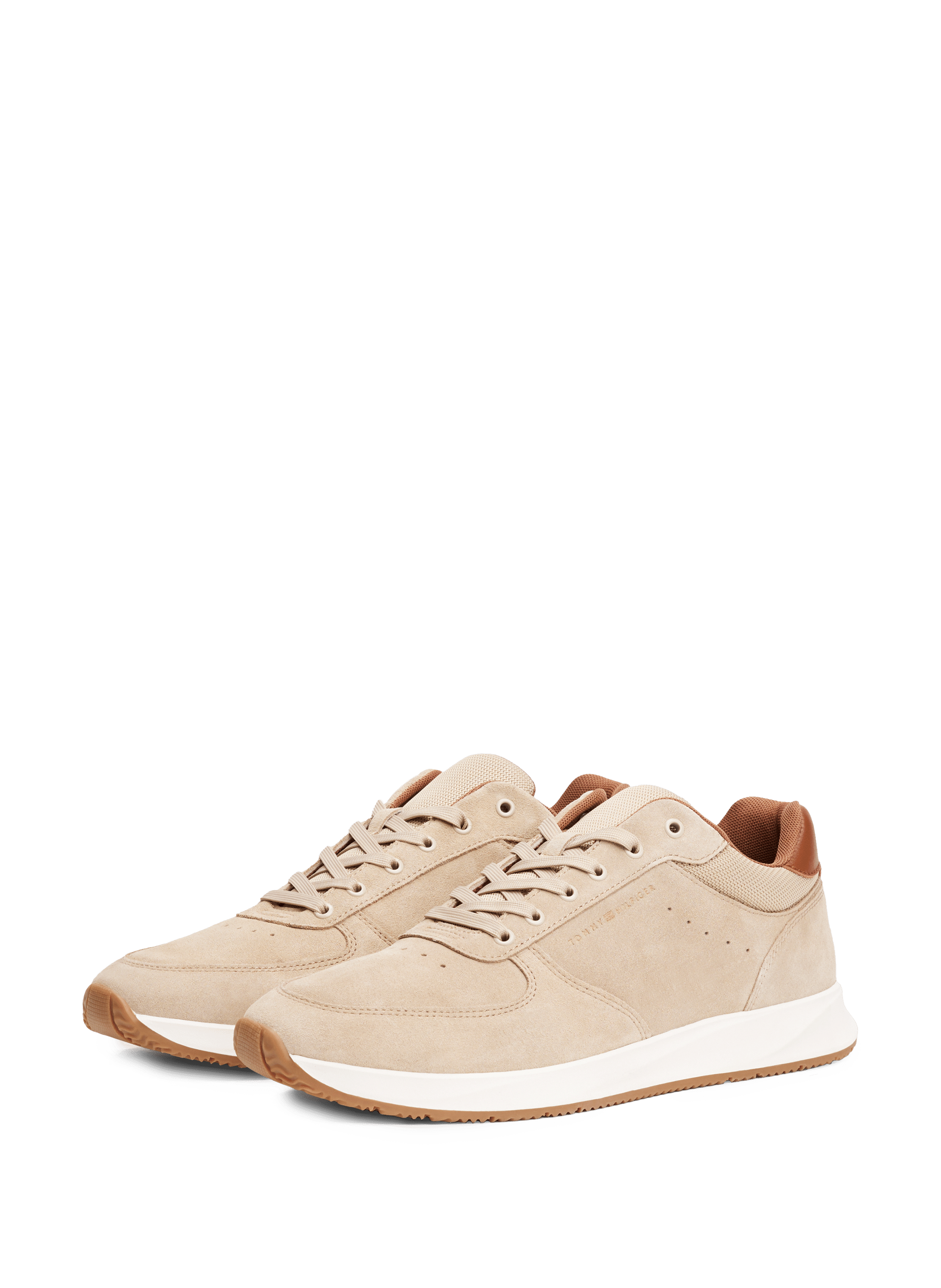Premium Suede Hybrid Sneakers TOMMY HILFIGER Beige