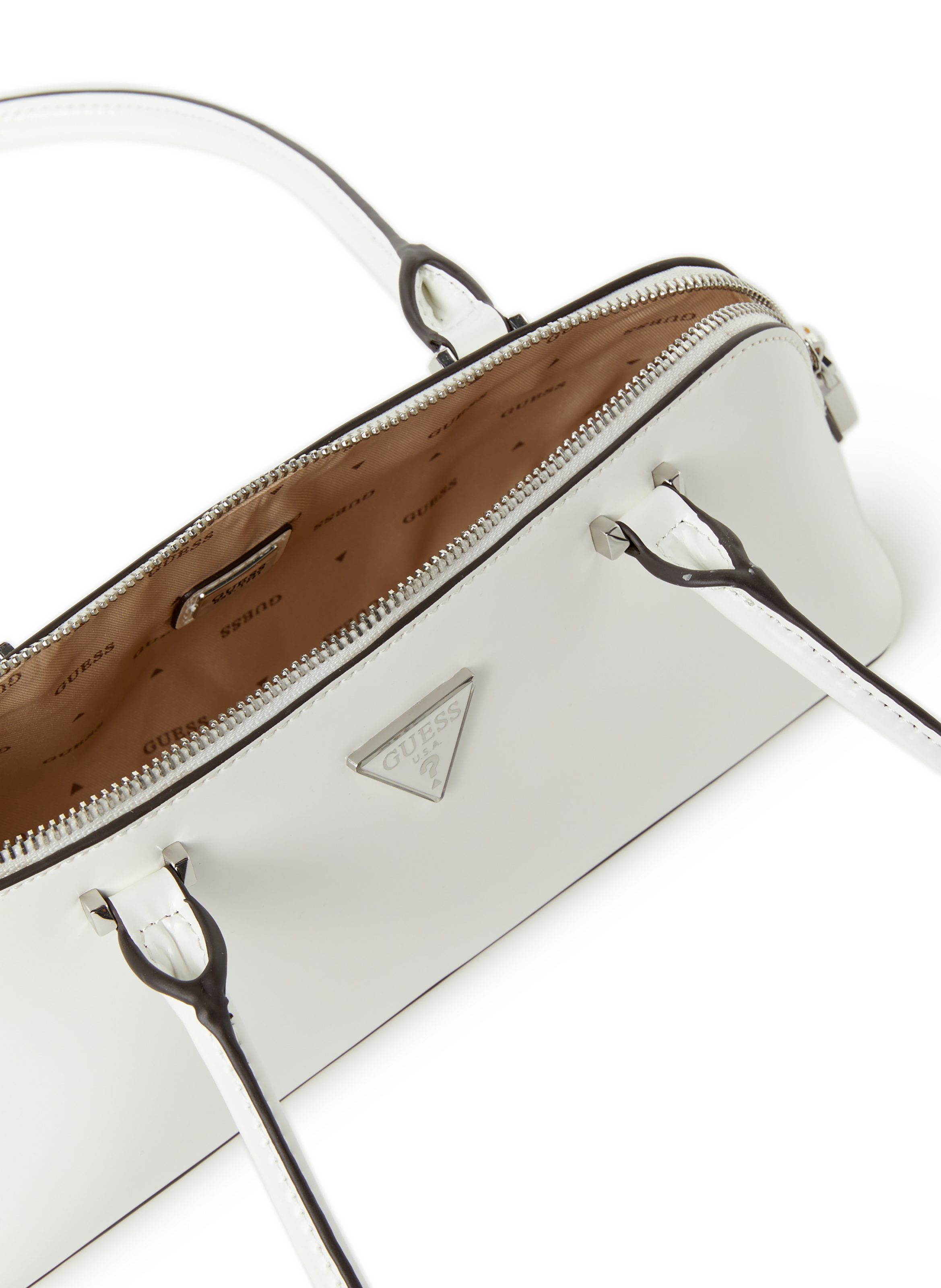 Baguette handbag Arnela GUESS White